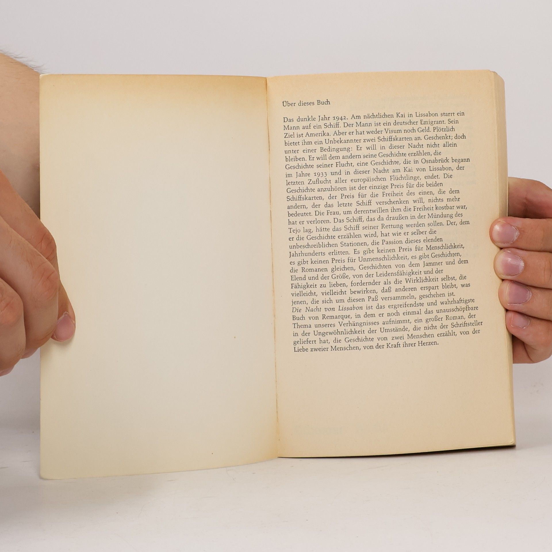 Erich Maria Remarque Die Nacht von Lissabon