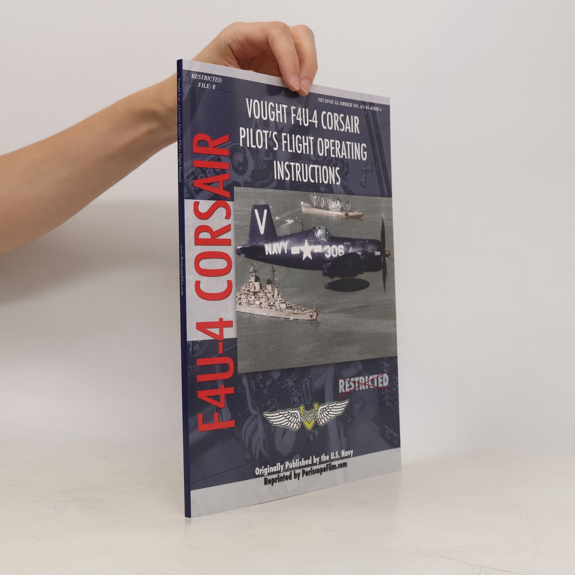 Periscope Film Com Vought F4U-4 Corsair Fighter Pilot's Flight Manual