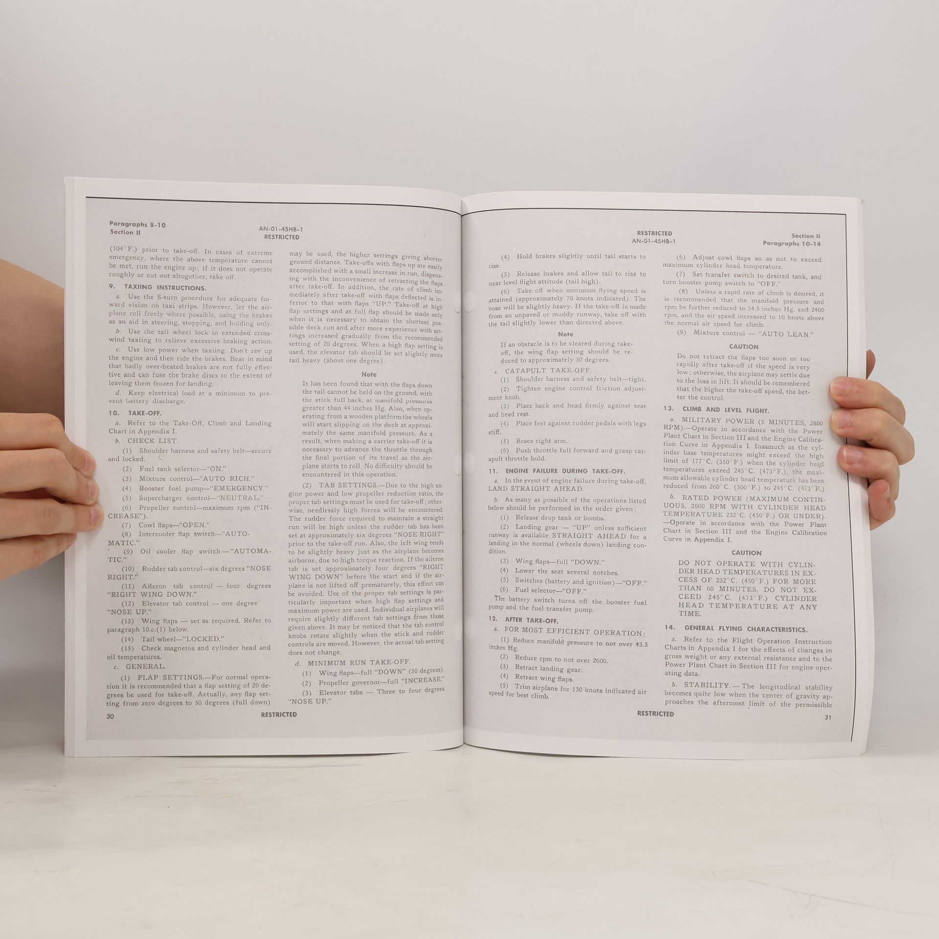 Periscope Film Com Vought F4U-4 Corsair Fighter Pilot's Flight Manual