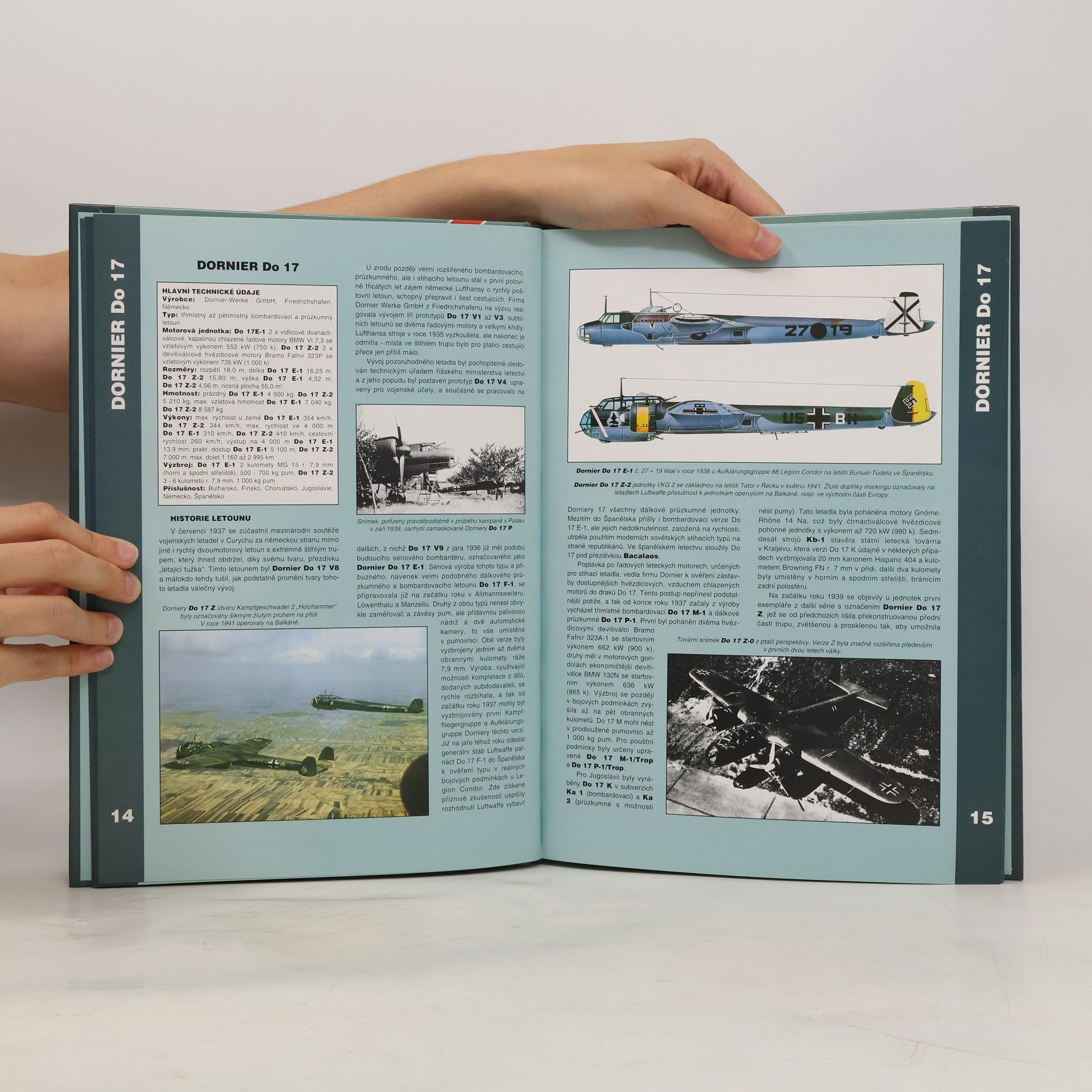 Jaroslav Schmid Letadla 1939-45 : stíhací a bombardovací letadla Německa. Díl 1, Kap. 1-15 (Arado Ar 234 až Heinkel He 219)