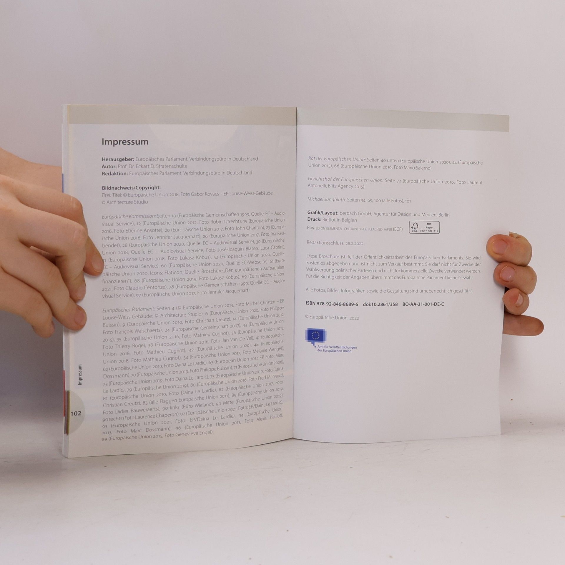 Eckart Stratenschulte Europa 2022