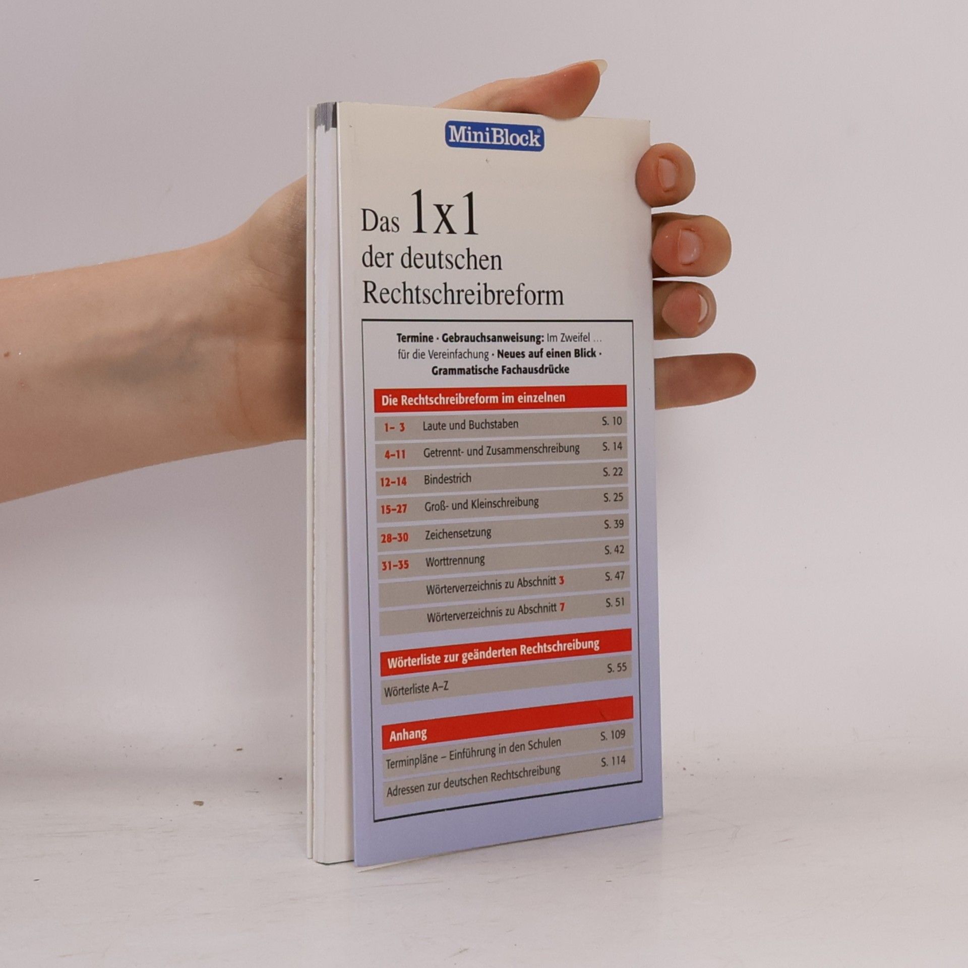 Autorenkollektiv Das 1x1 der deutschen Rechtschreibreform