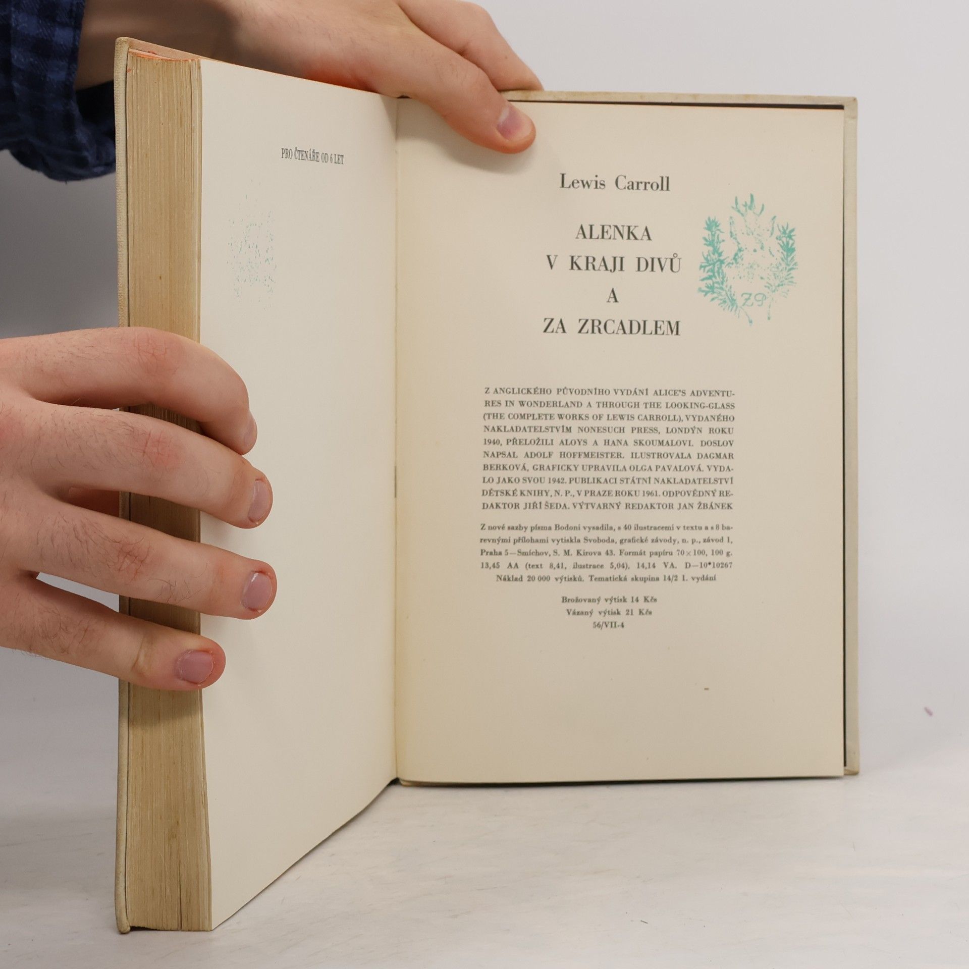 Lewis Carroll Alenka v kraji divů a za zrcadlem