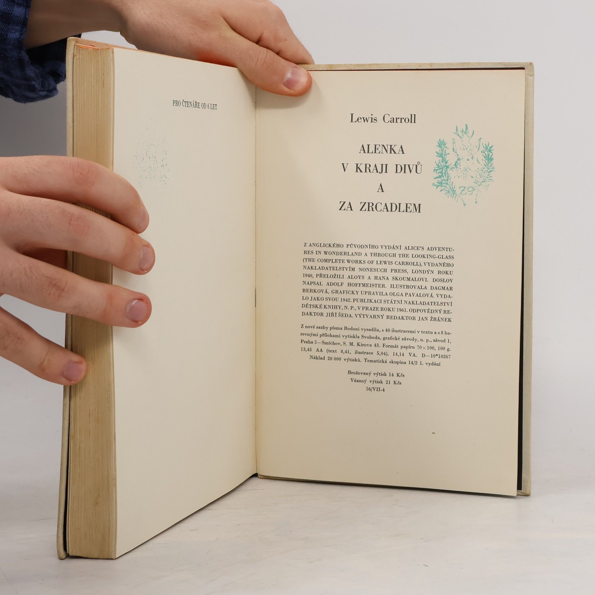 Lewis Carroll Alenka v kraji divů a za zrcadlem
