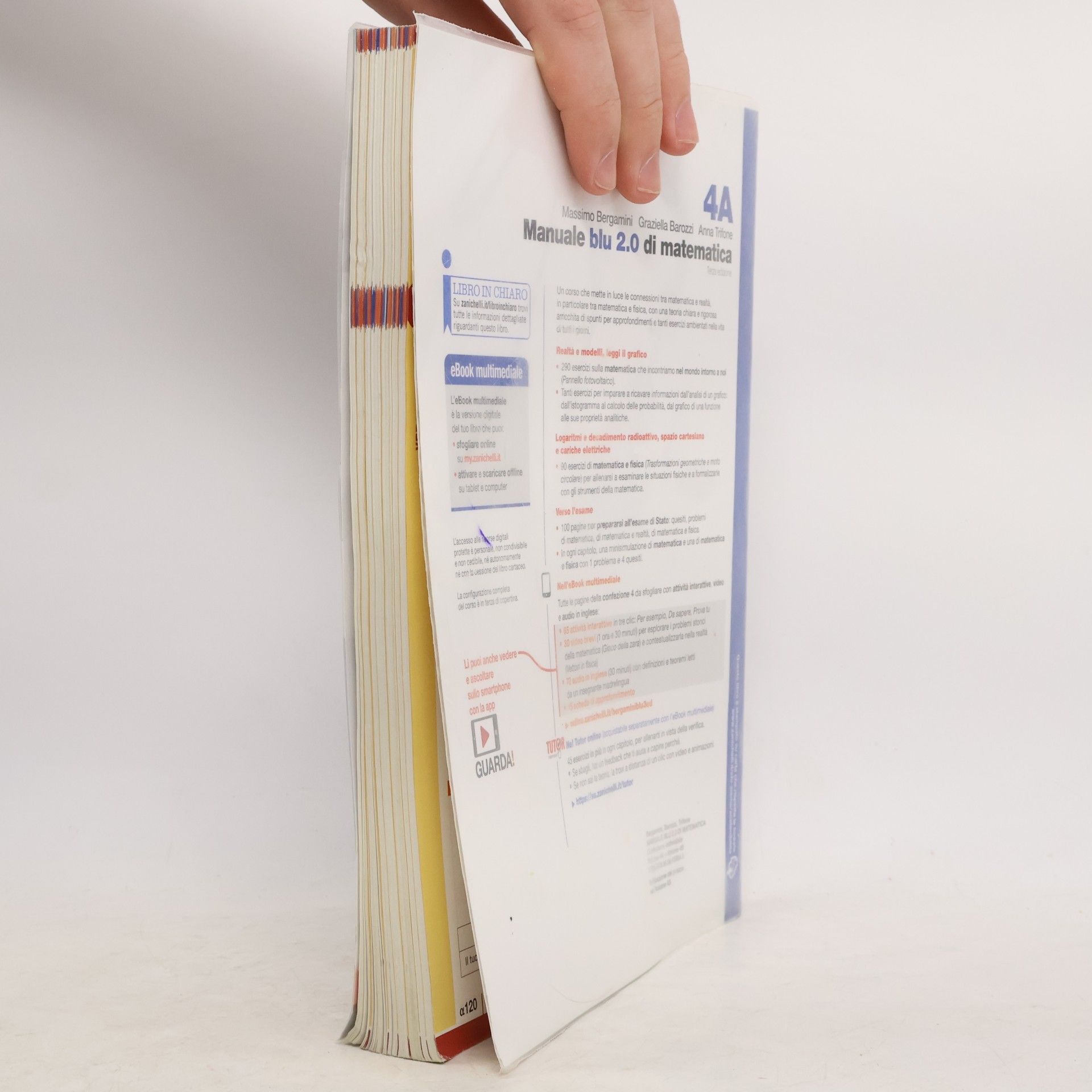 Kolektiv autorů 4A Manuale blu 2.0 di matematica