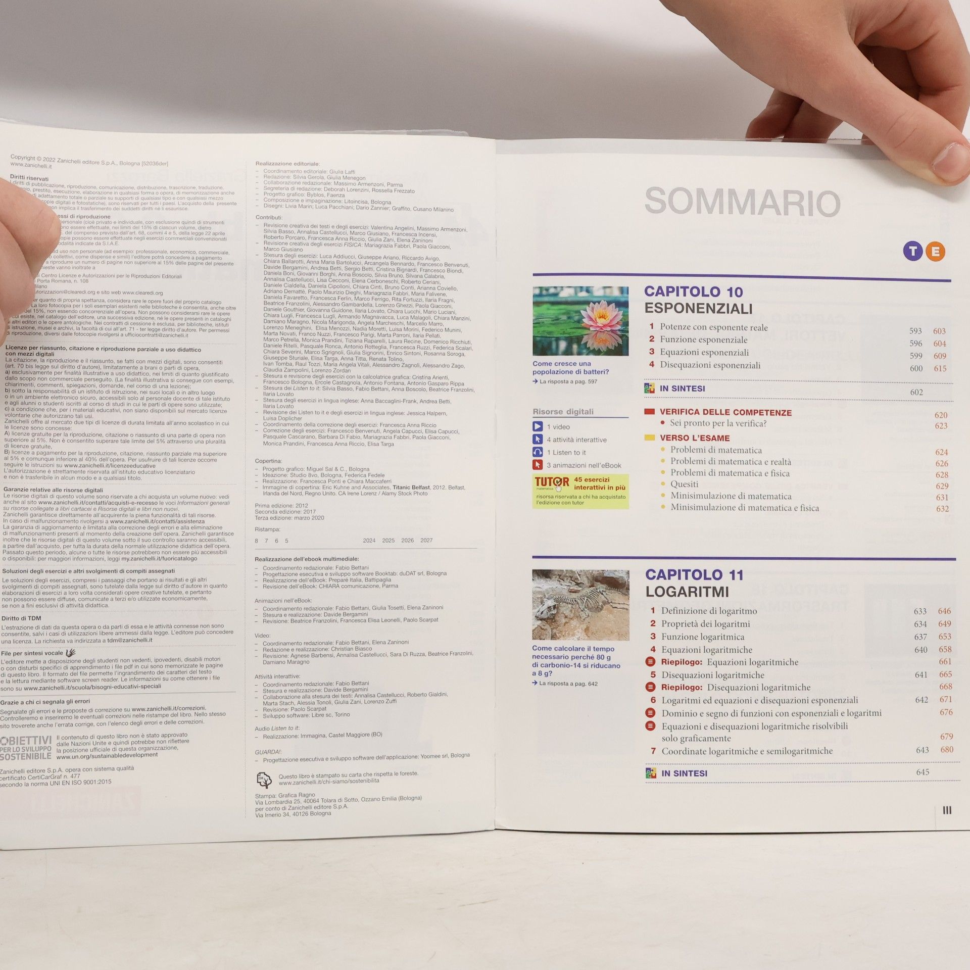 Kolektiv autorů 4A Manuale blu 2.0 di matematica