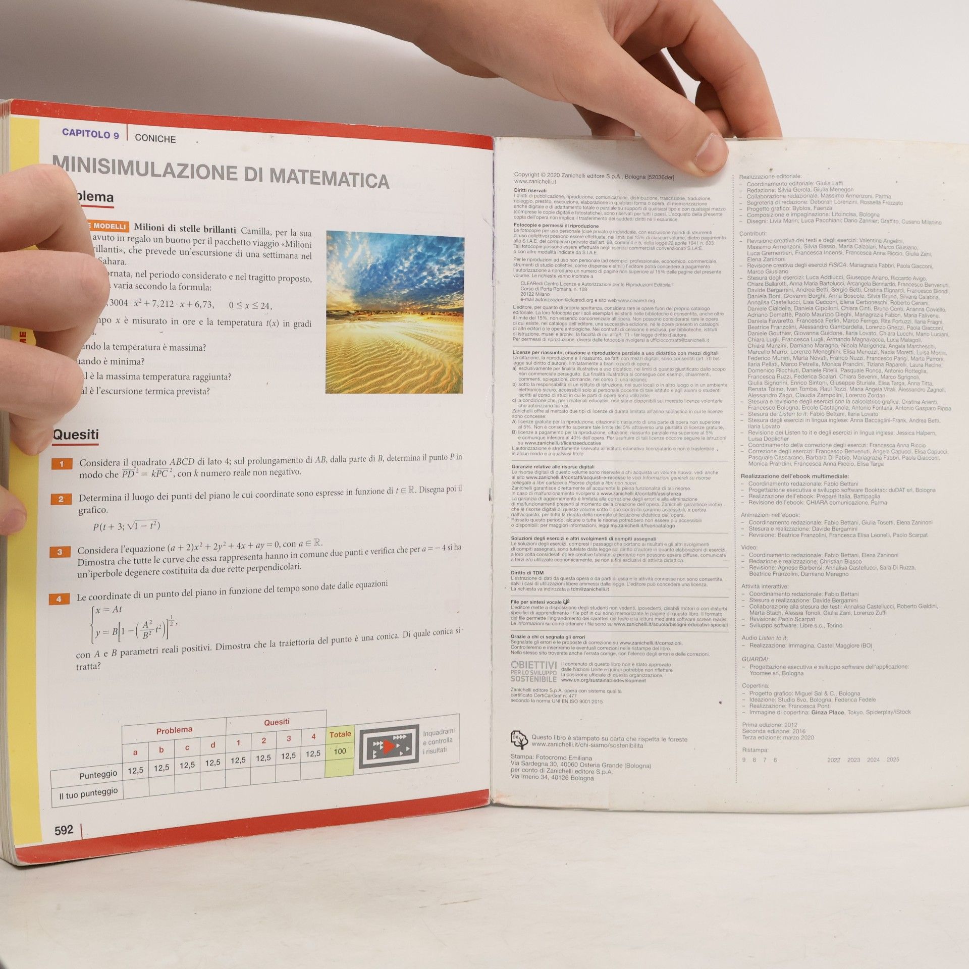 Various authors 4A Manuale blu 2.0 di matematica