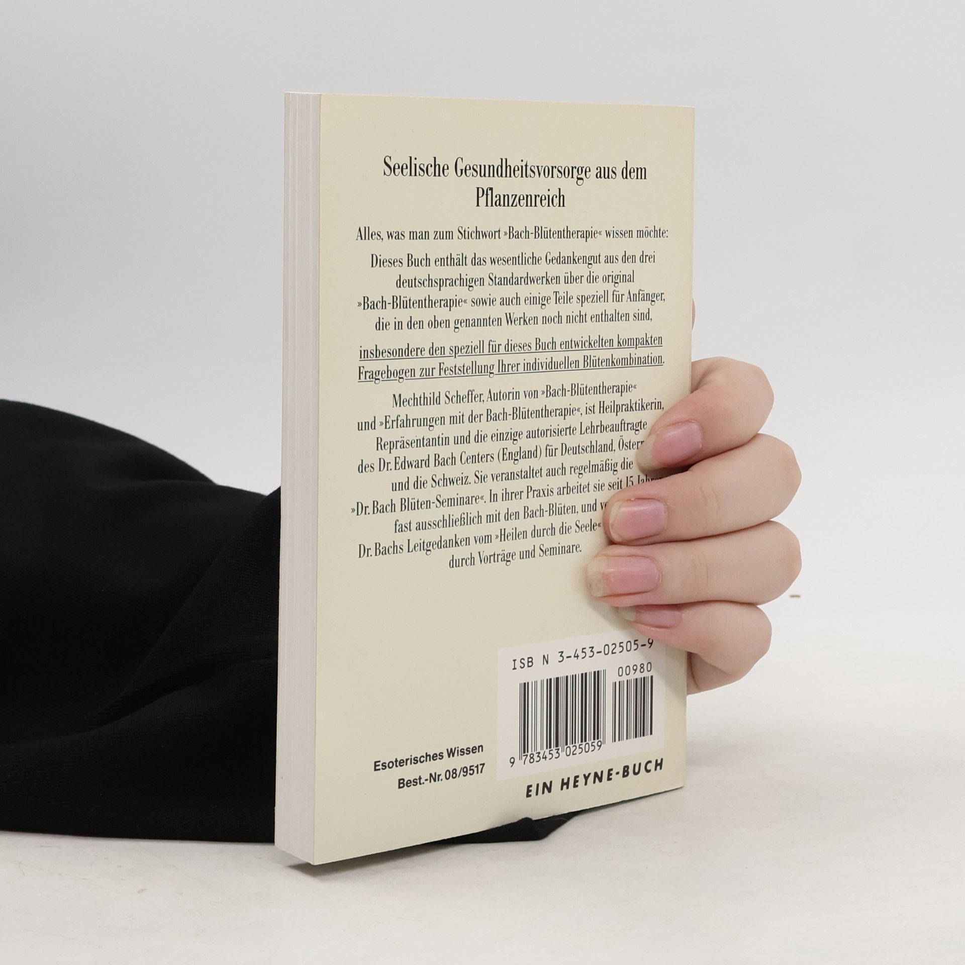 Mechthild Scheffer Selbsthilfe durch Bachblütentherapie