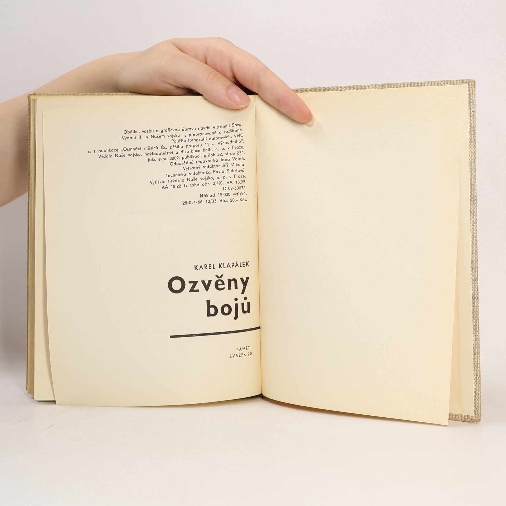 Karel Klapálek Ozvěny bojů