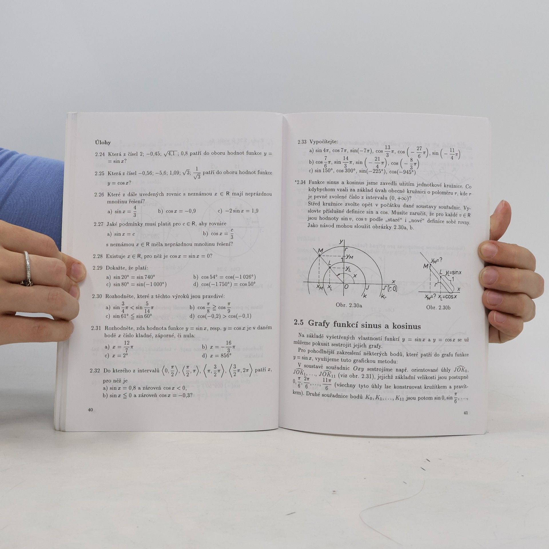 Oldřich Odvárko Matematika pro gymnázia. Goniometrie