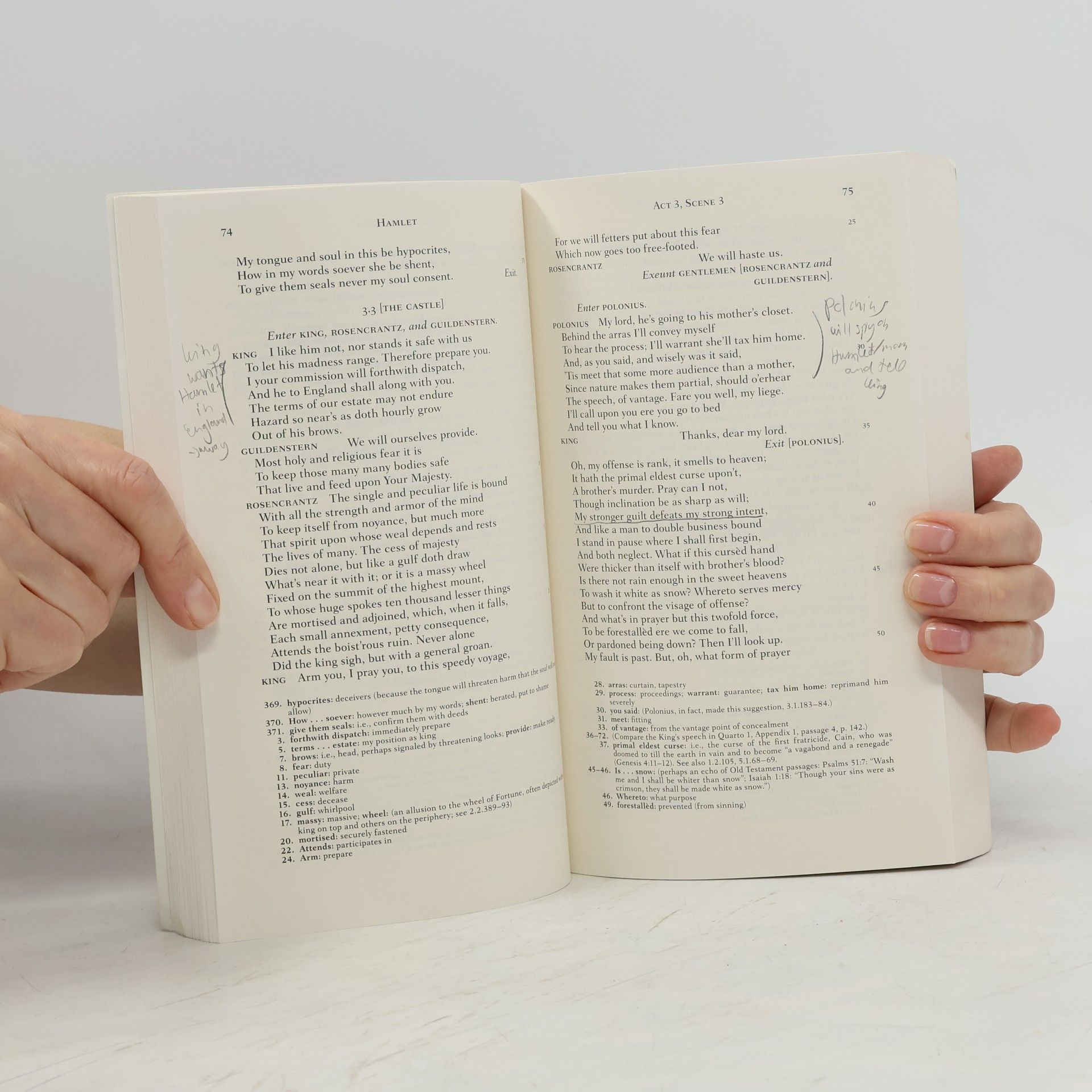 William Shakespeare Hamlet, English edition