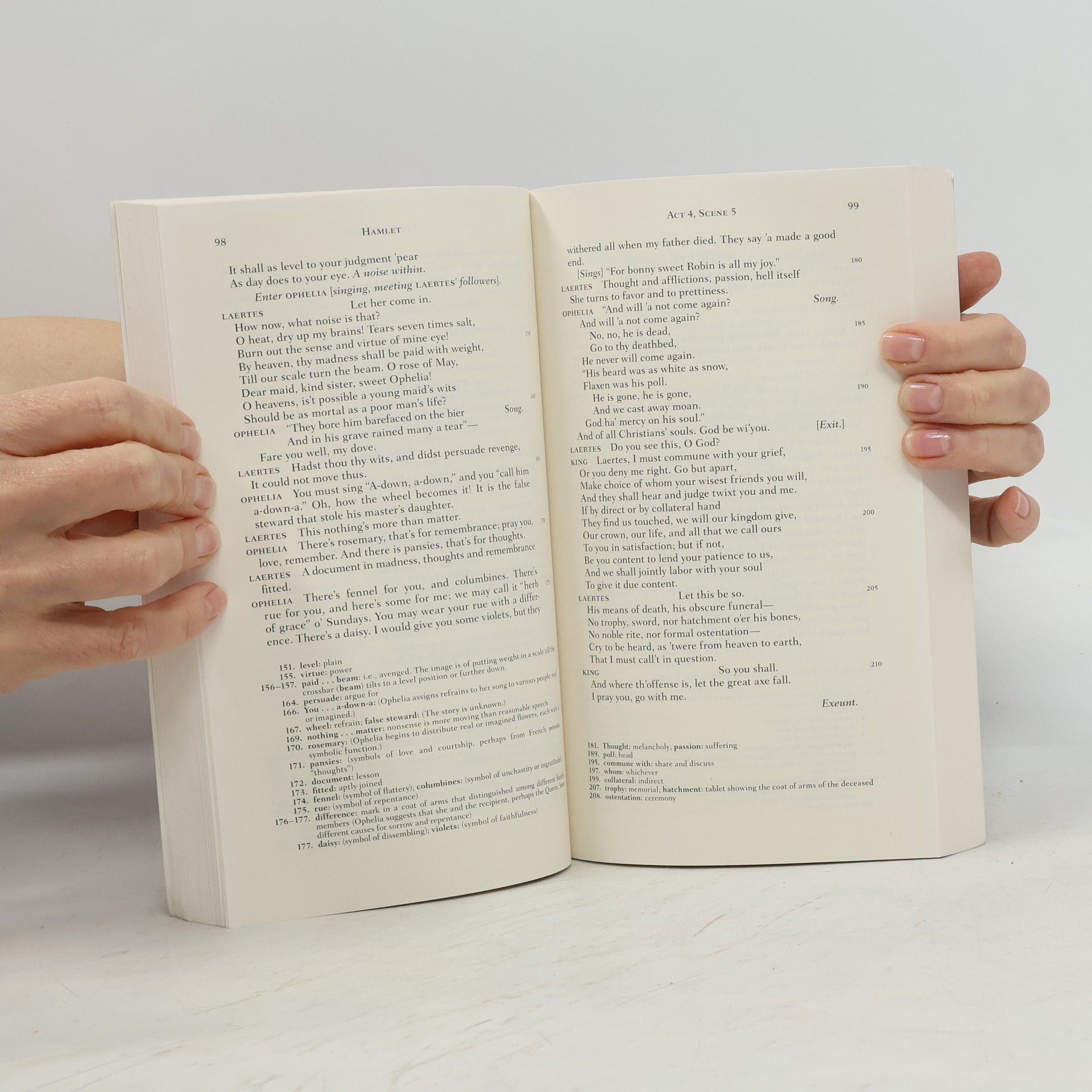 William Shakespeare Hamlet, English edition