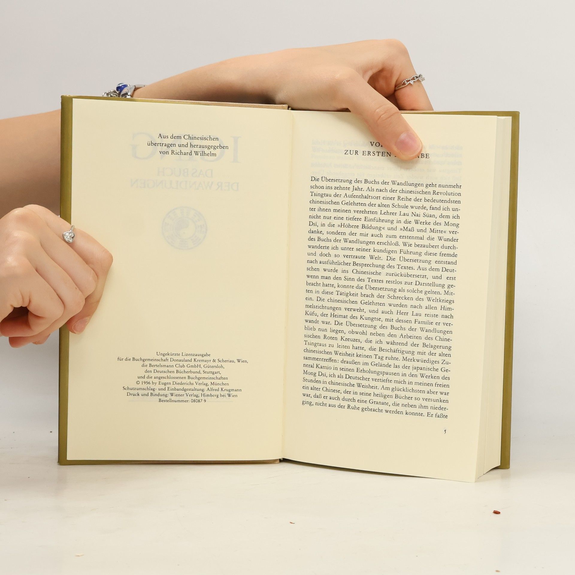 Richard Wilhelm Iging. Das Buch der Wandlungen