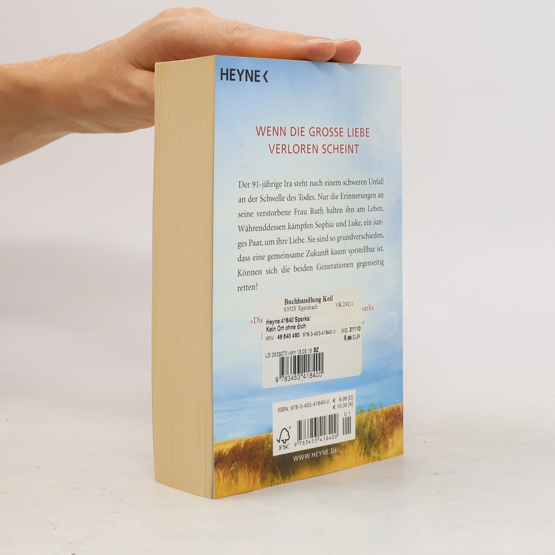 Nicholas Sparks Kein Ort ohne dich