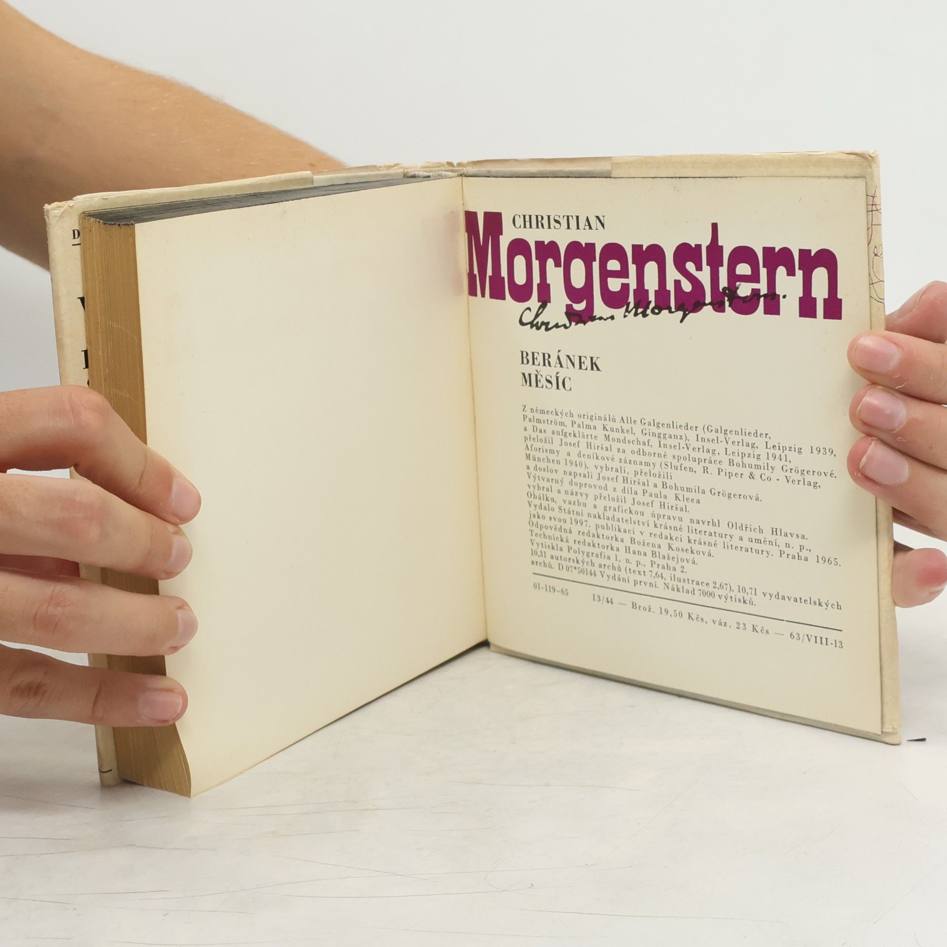 Christian Morgenstern Beránek. Měsíc
