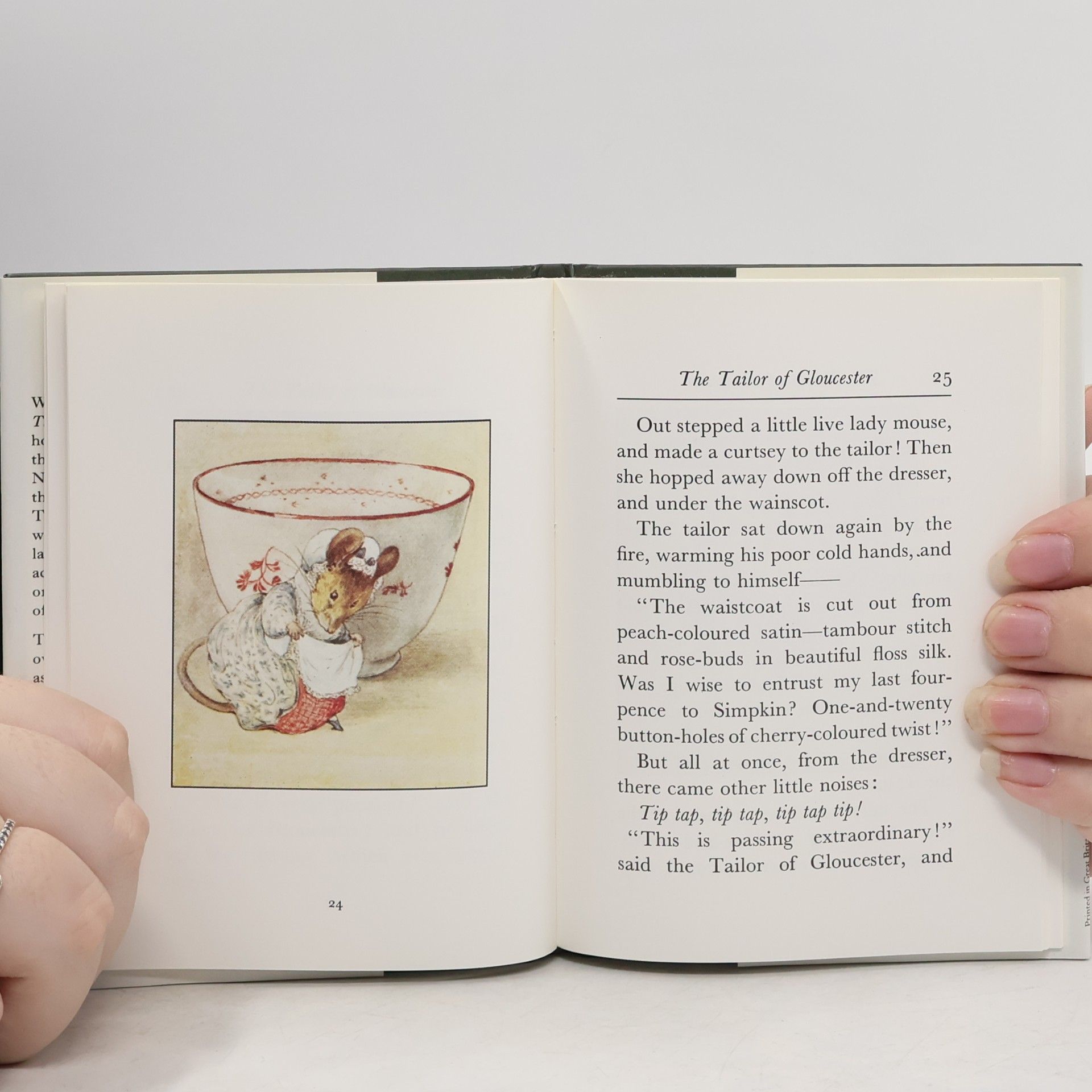 Beatrix Potter The Tailor of Gloucester - The Original and Authorized Edition - New Colour Reproductions