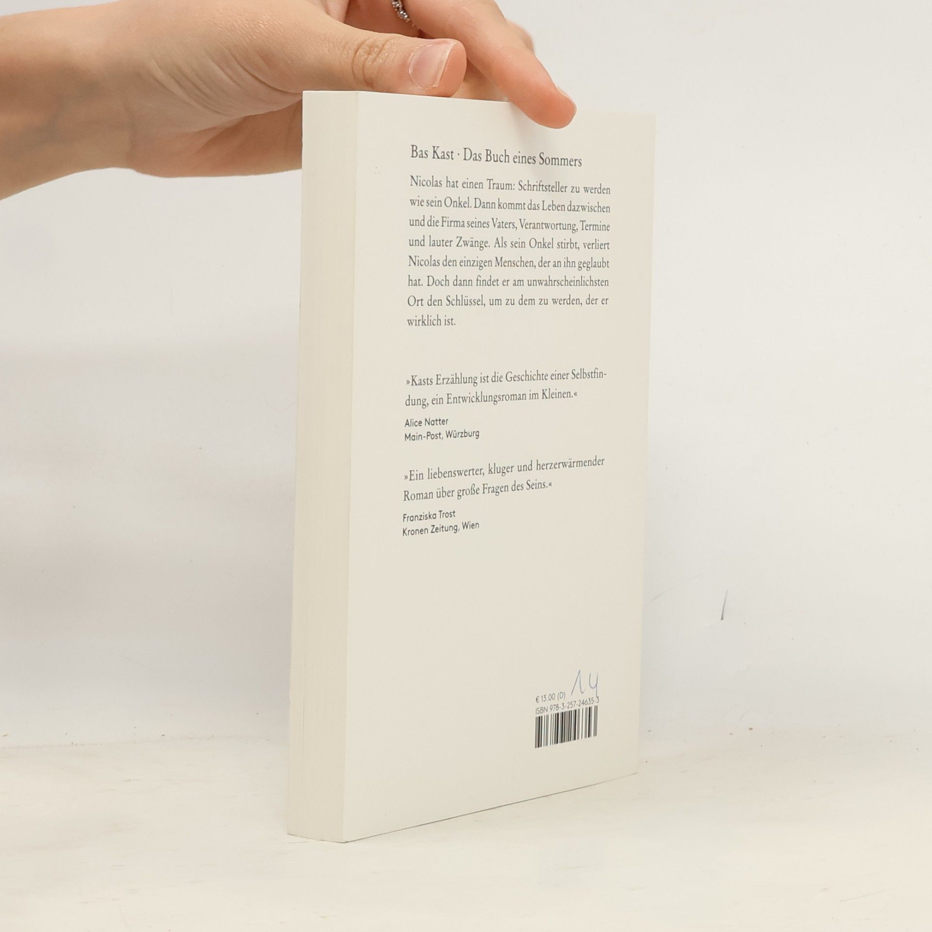 Bas Kast Das Buch eines Sommers