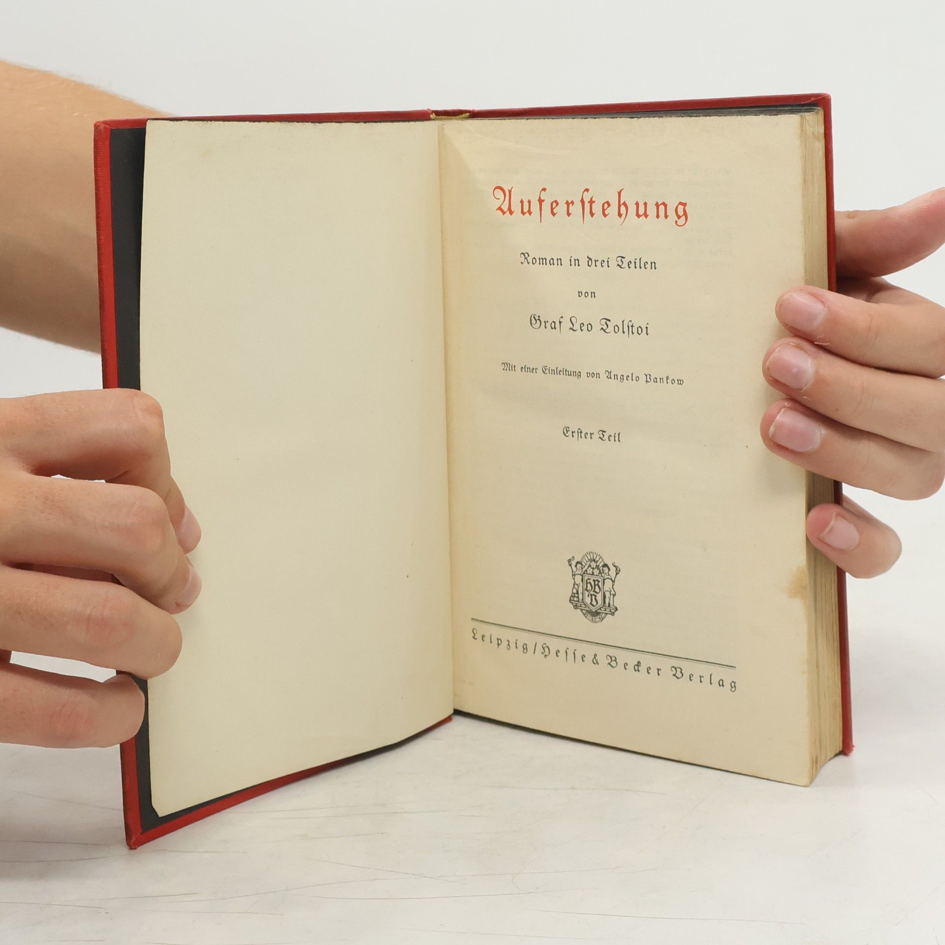 Lew Nikolajewitsch Tolstoi Auferstehung