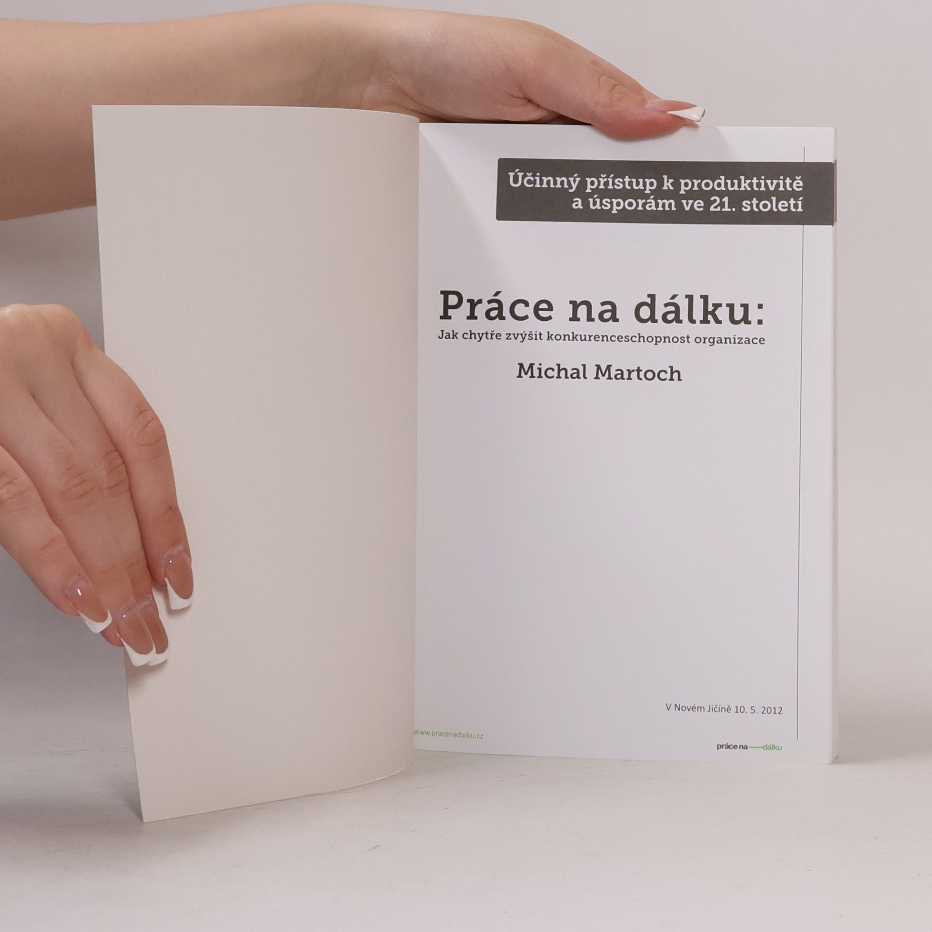 Michal Martoch Práce na dálku. Jak chytře zvýšit konkurenceschopnost organizace