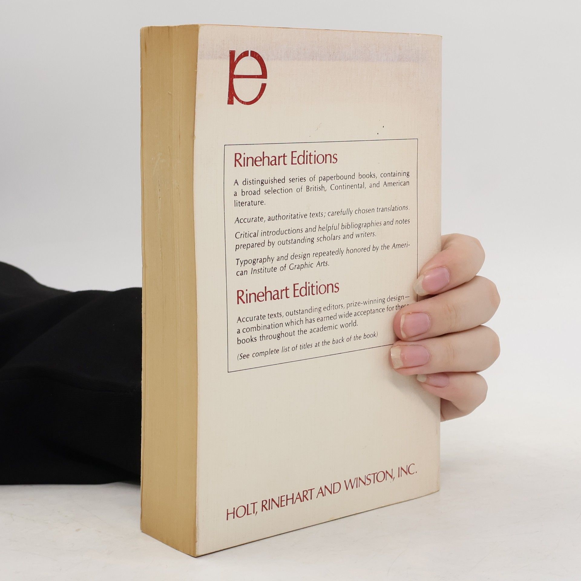 Stephen Crane Rinehart Editions: The Red Badge of Courage and Selected Prose and Poetry - Third Edition