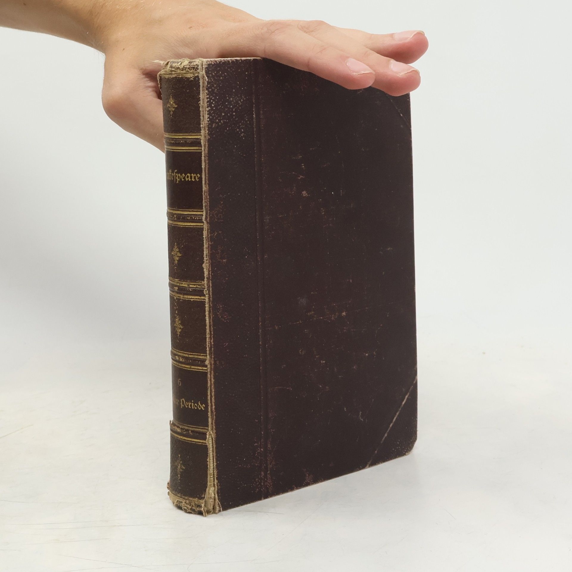 August Wilhelm Schlegel Shakespeare's dramatische Werke (III. a IV. svazek v jedné vazbě)