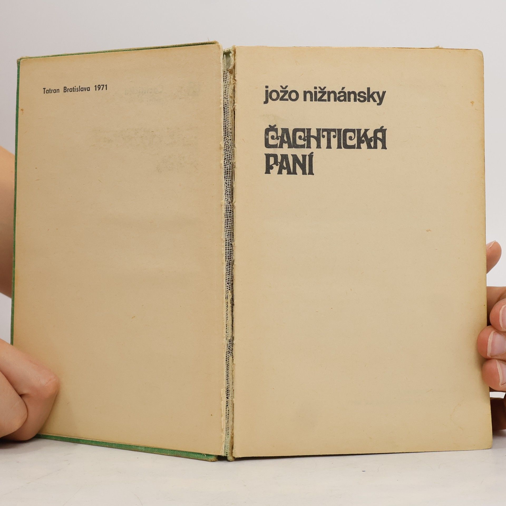 Jožo Nižnánsky Čachtická paní