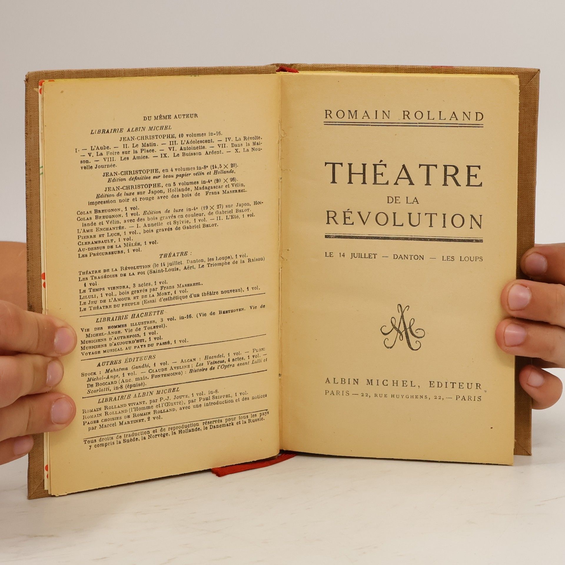 Romain Rolland Théatre de la Révolution