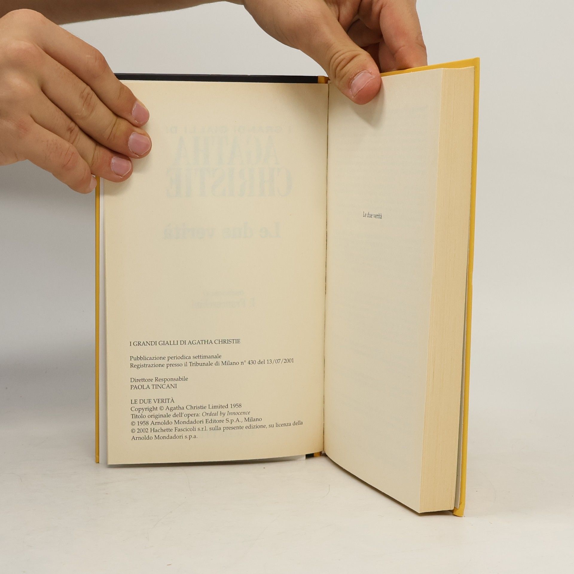 Agatha Christie Le due verita