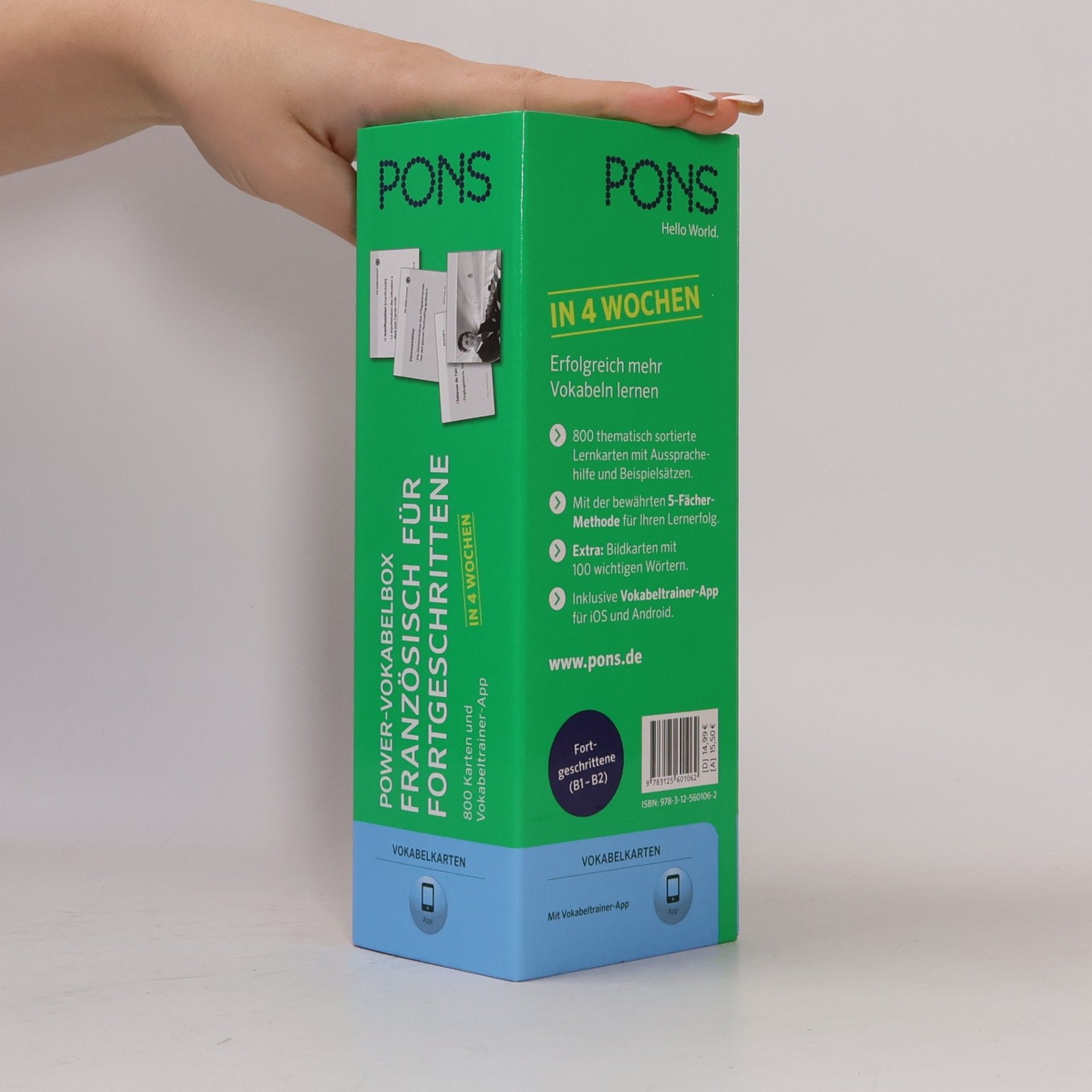 Majka Dischler Power-Vokabelbox Französisch für Fortgeschrittene - Niveau B1-B2