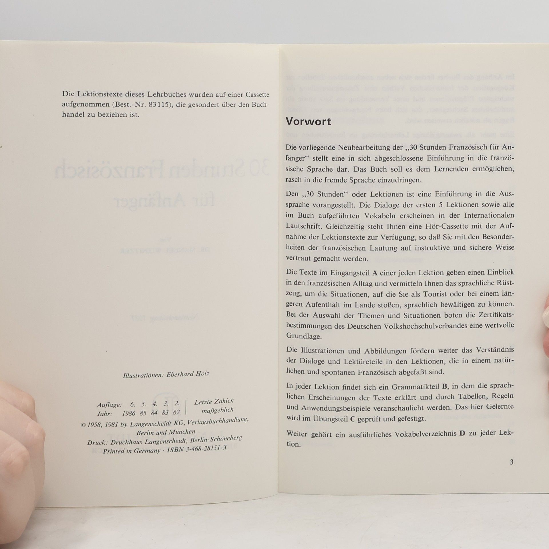Kolektiv autorů 30 Stunden Französisch für Anfänger