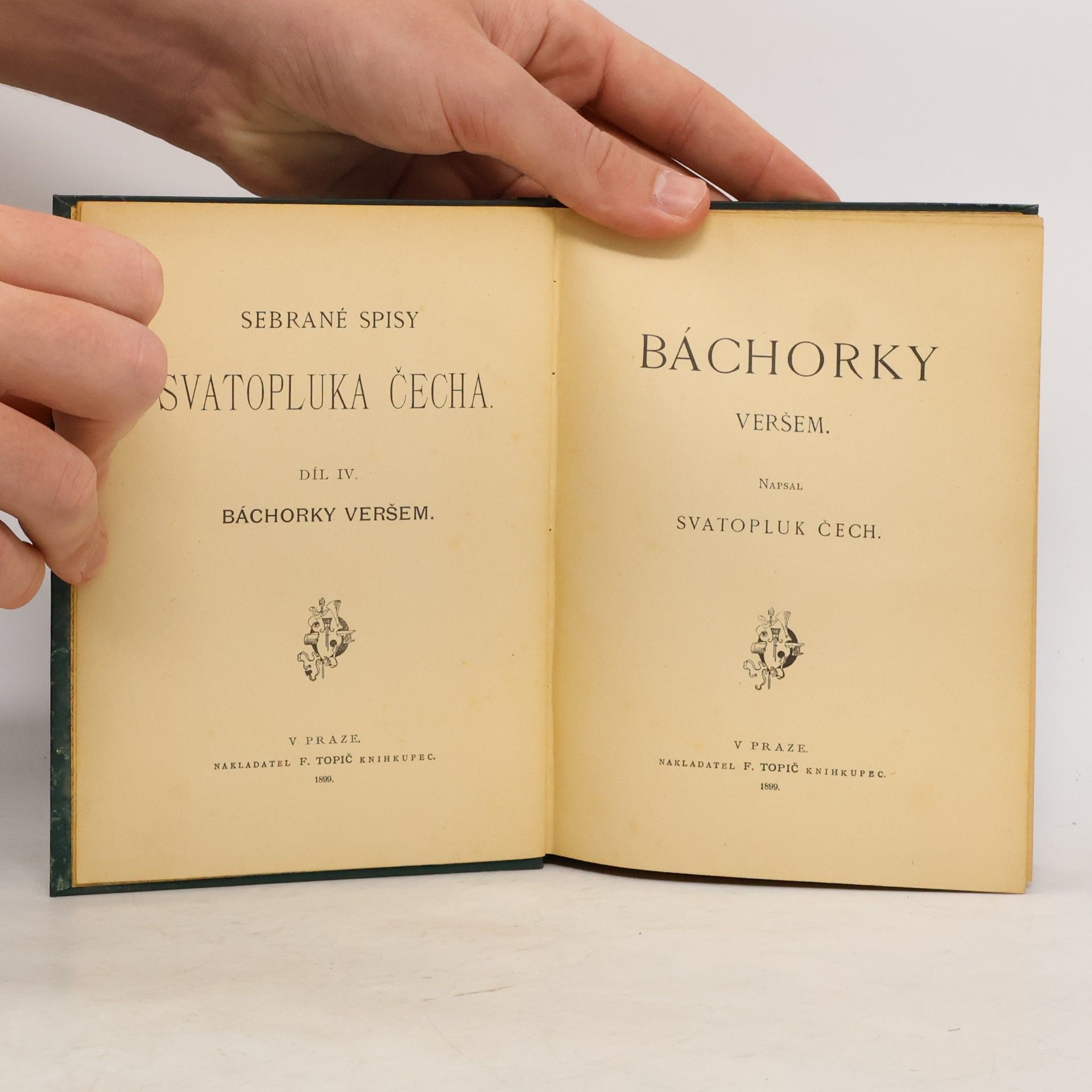 Svatopluk Čech Sebrané spisy Svatopluka Čecha. Báchorky veršem