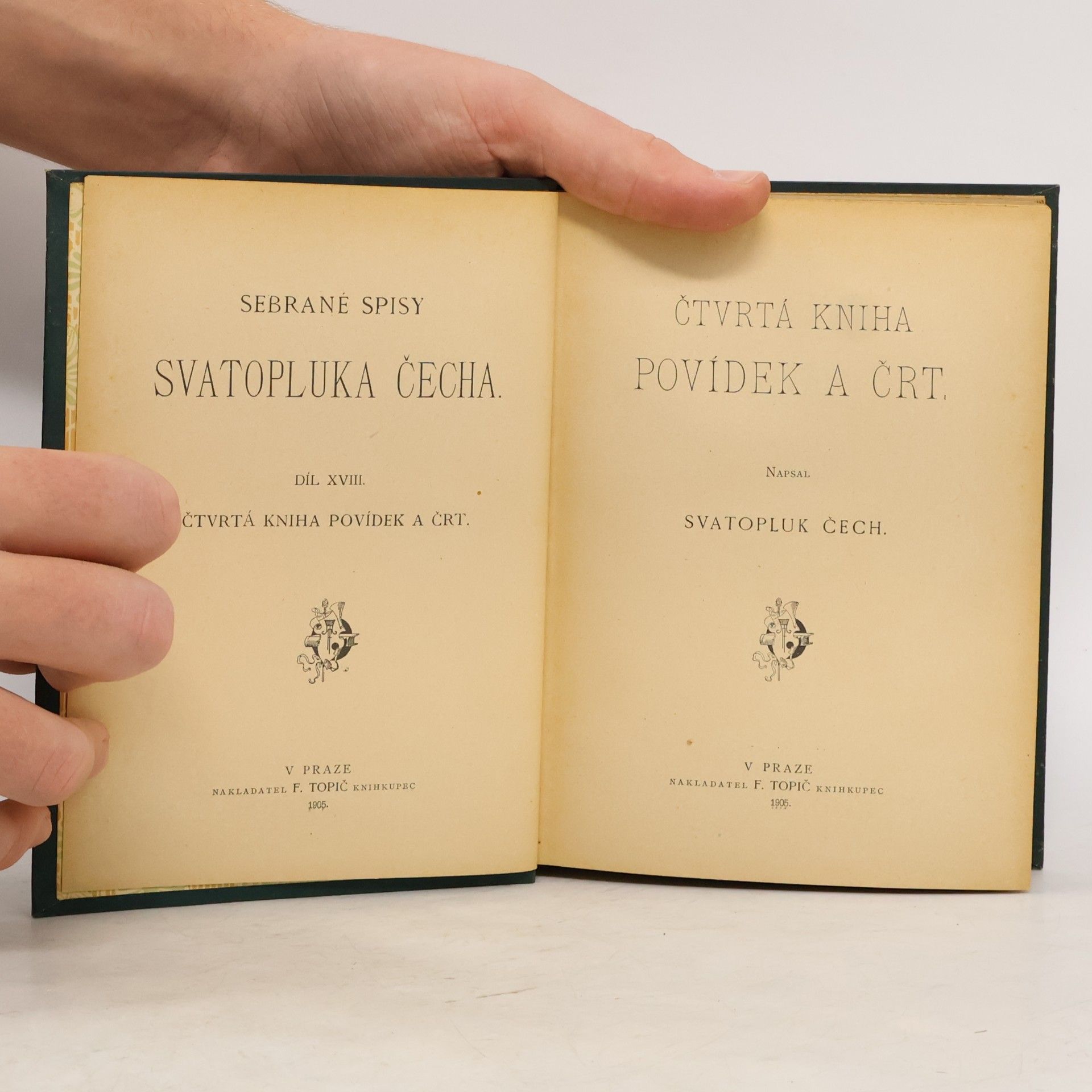 Svatopluk Čech Čtvrtá kniha povídek a črt
