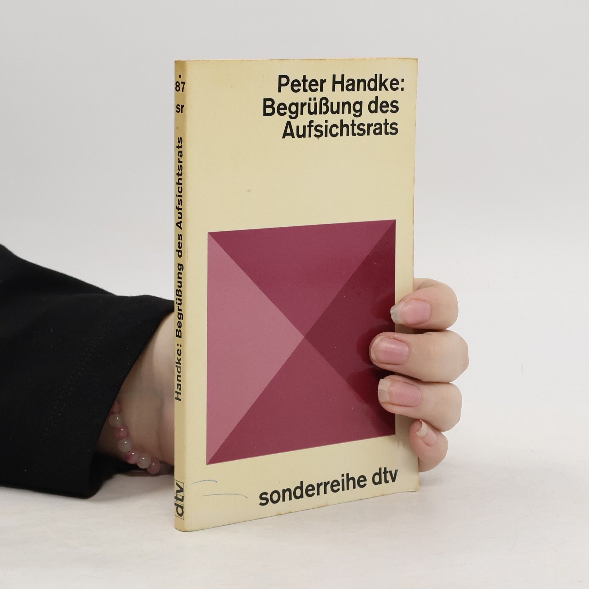 Peter Handke Begrüßung des Aufsichtsrats