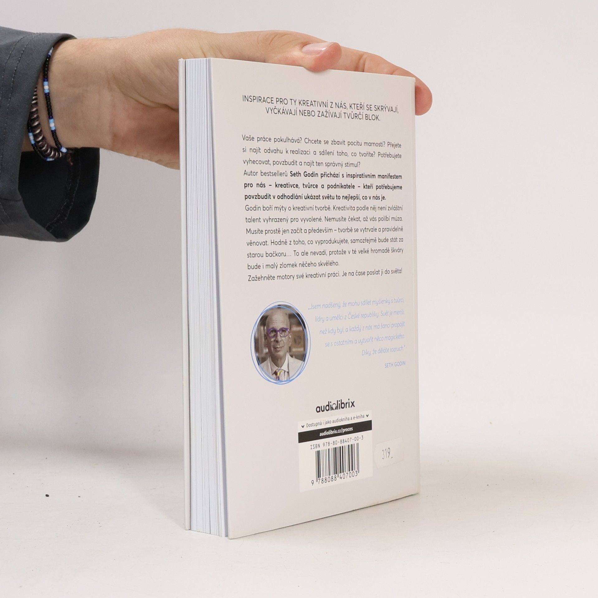 Seth Godin Proces : tvořte, vytrvejte, vypusťte to do světa