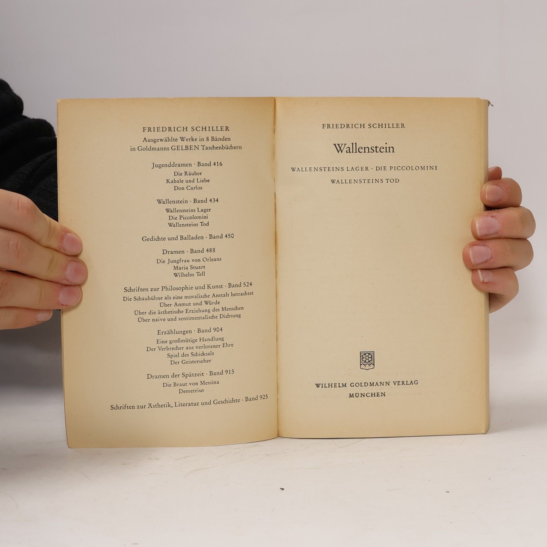 Frederich Schiller Wallenstein