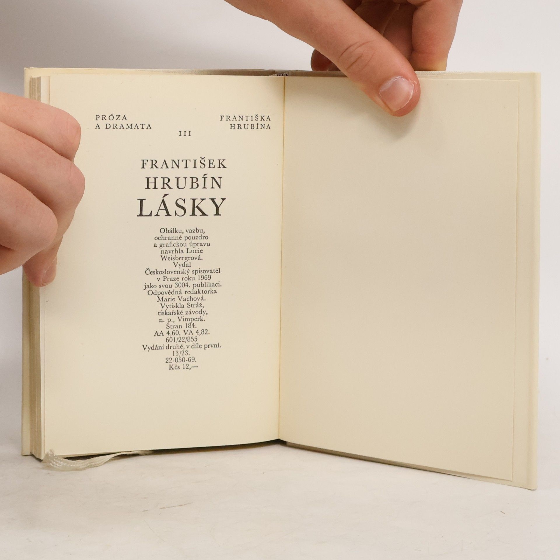 František Hrubín Lásky