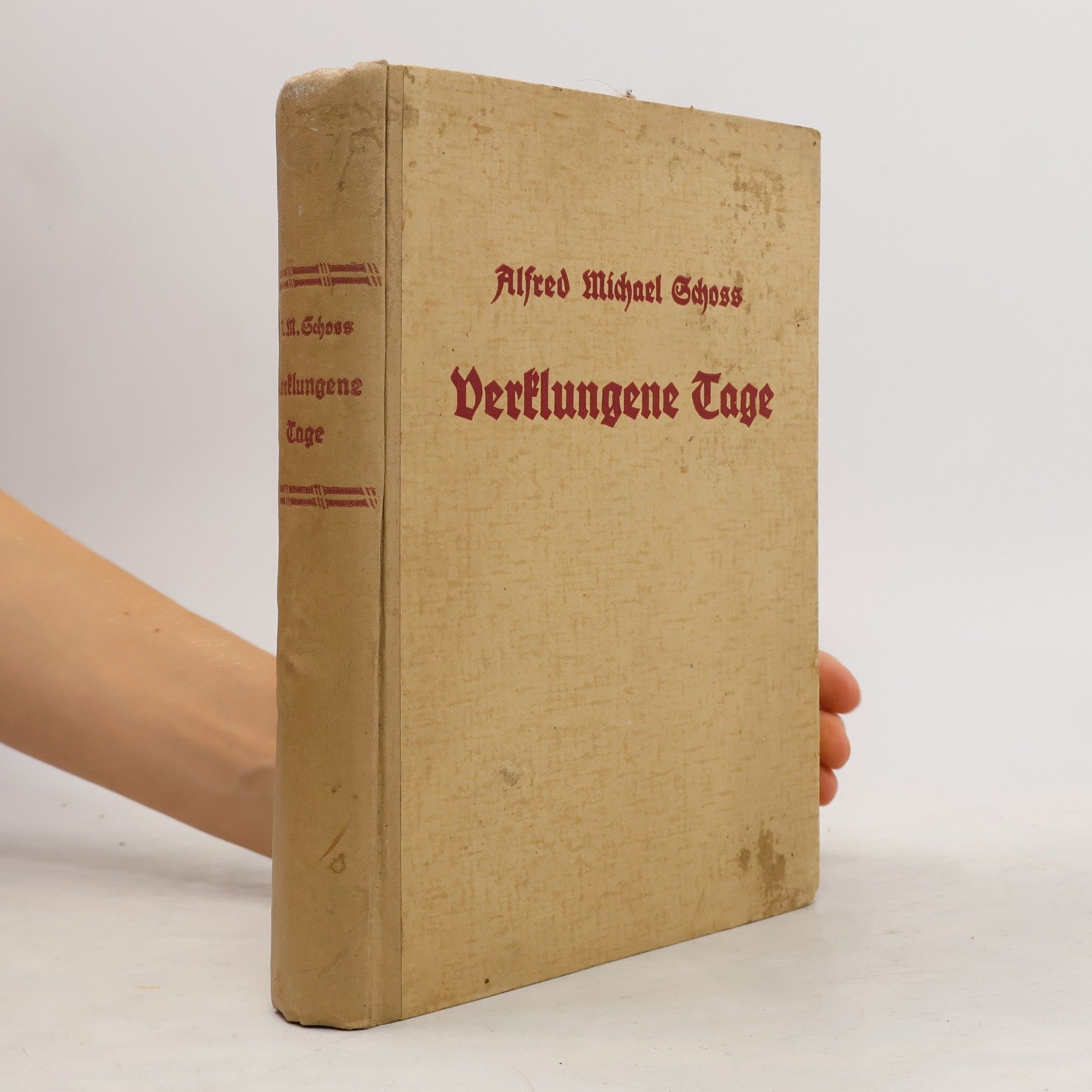 Alfred Michael Schoss Verklungene Tage