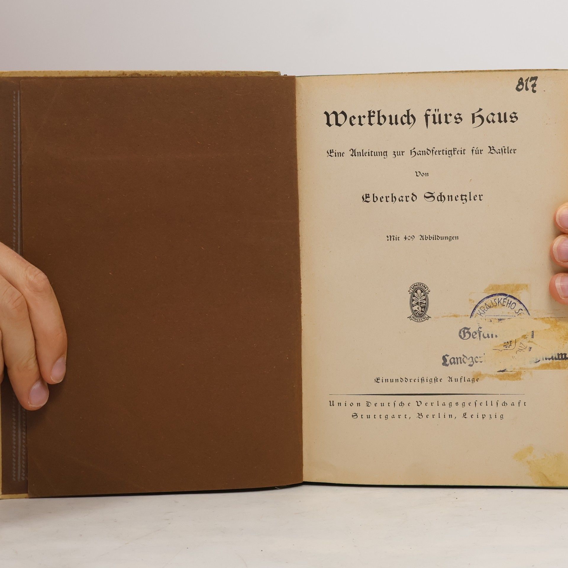 Eberhard Schnetzler Werkbuch fürs Haus
