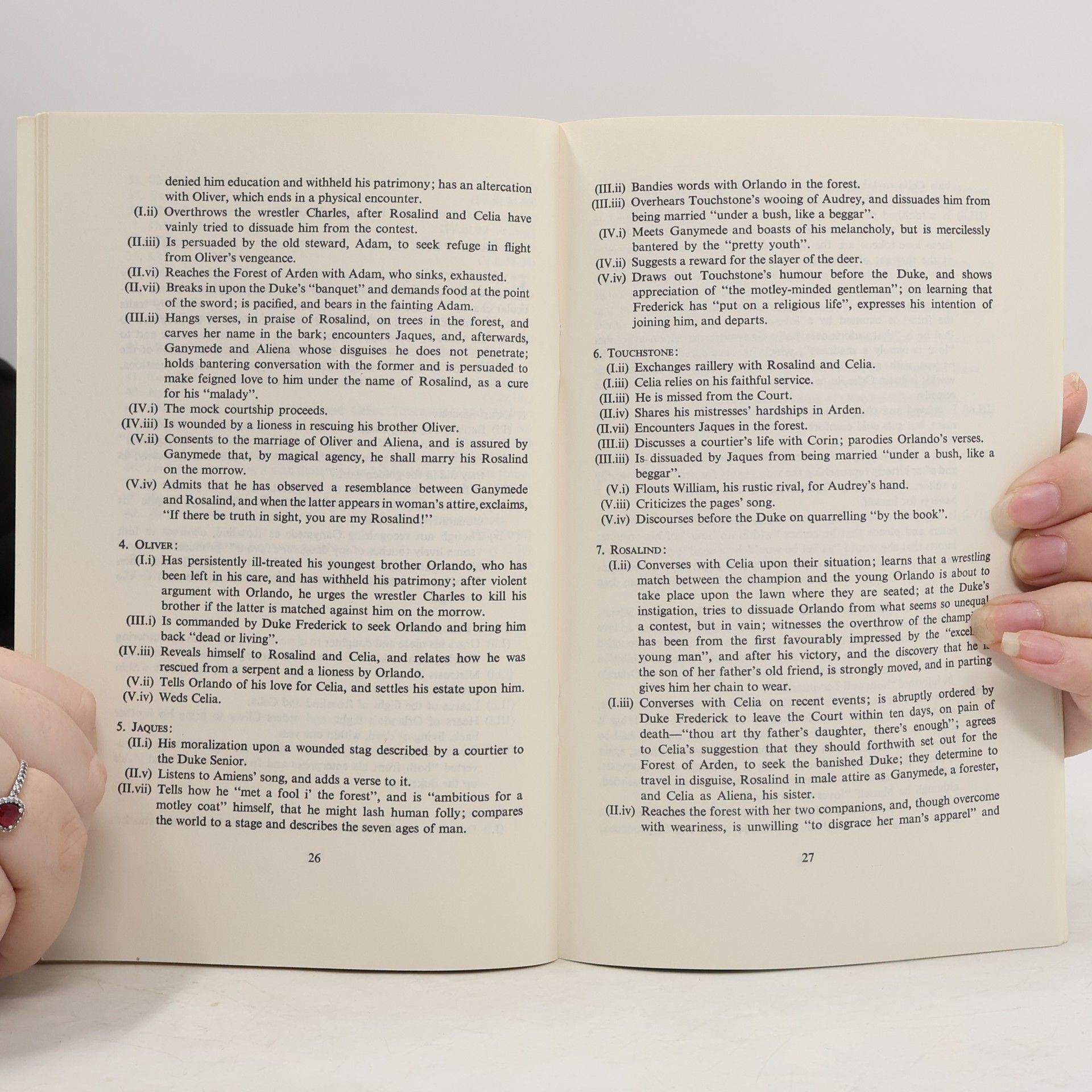 William Shakespeare Notes on Shakespeare’s As You Like It