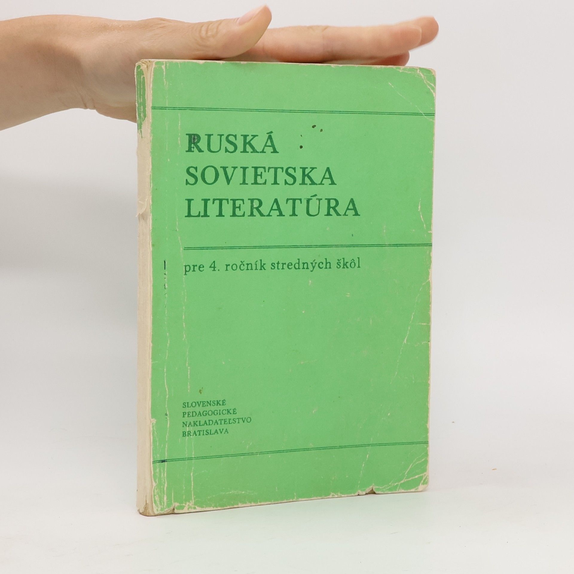 Vladimír Čerevka Ruská sovietska literatúra pre 4. ročník stredných škôl