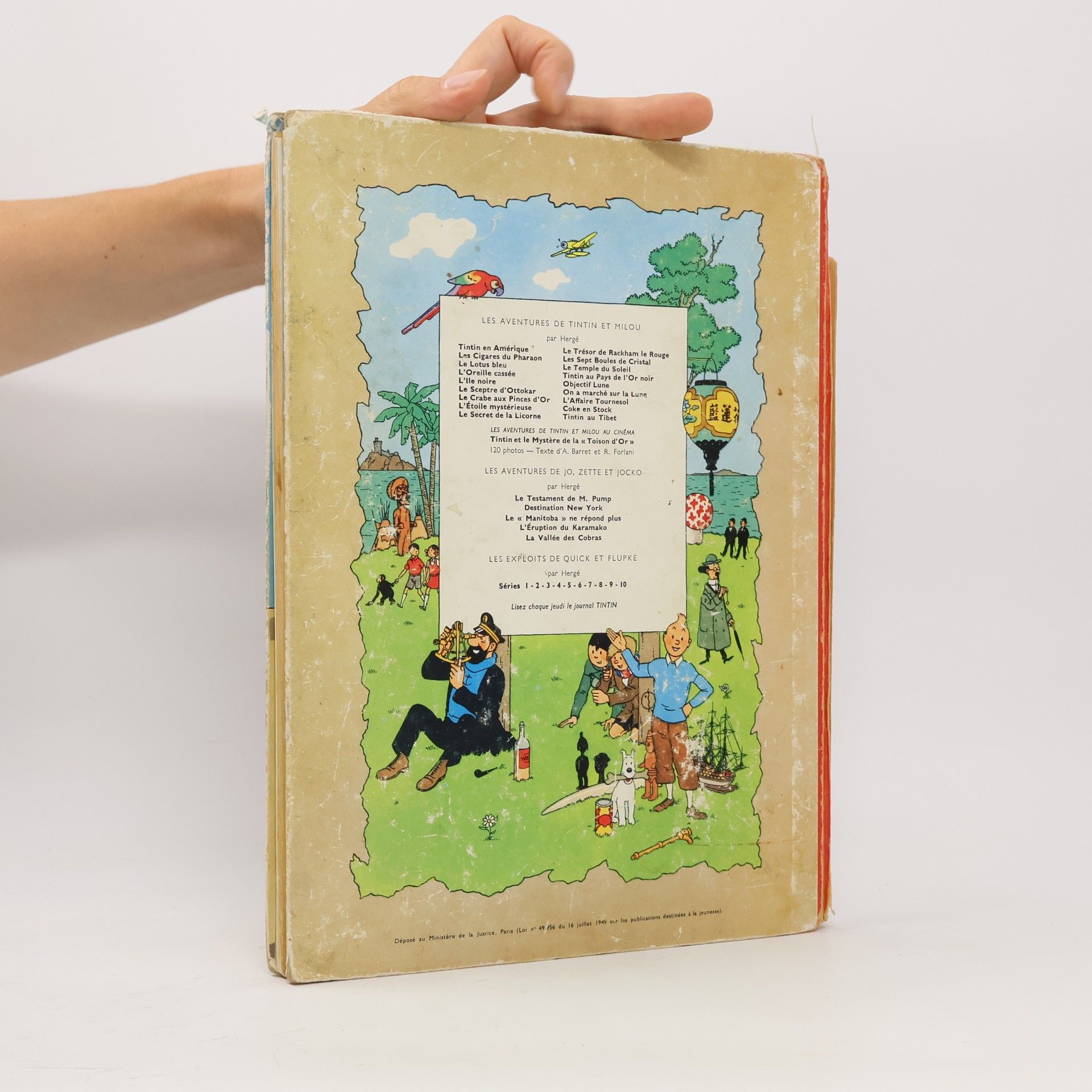 Hergé Le Crabe aux pinces d'or