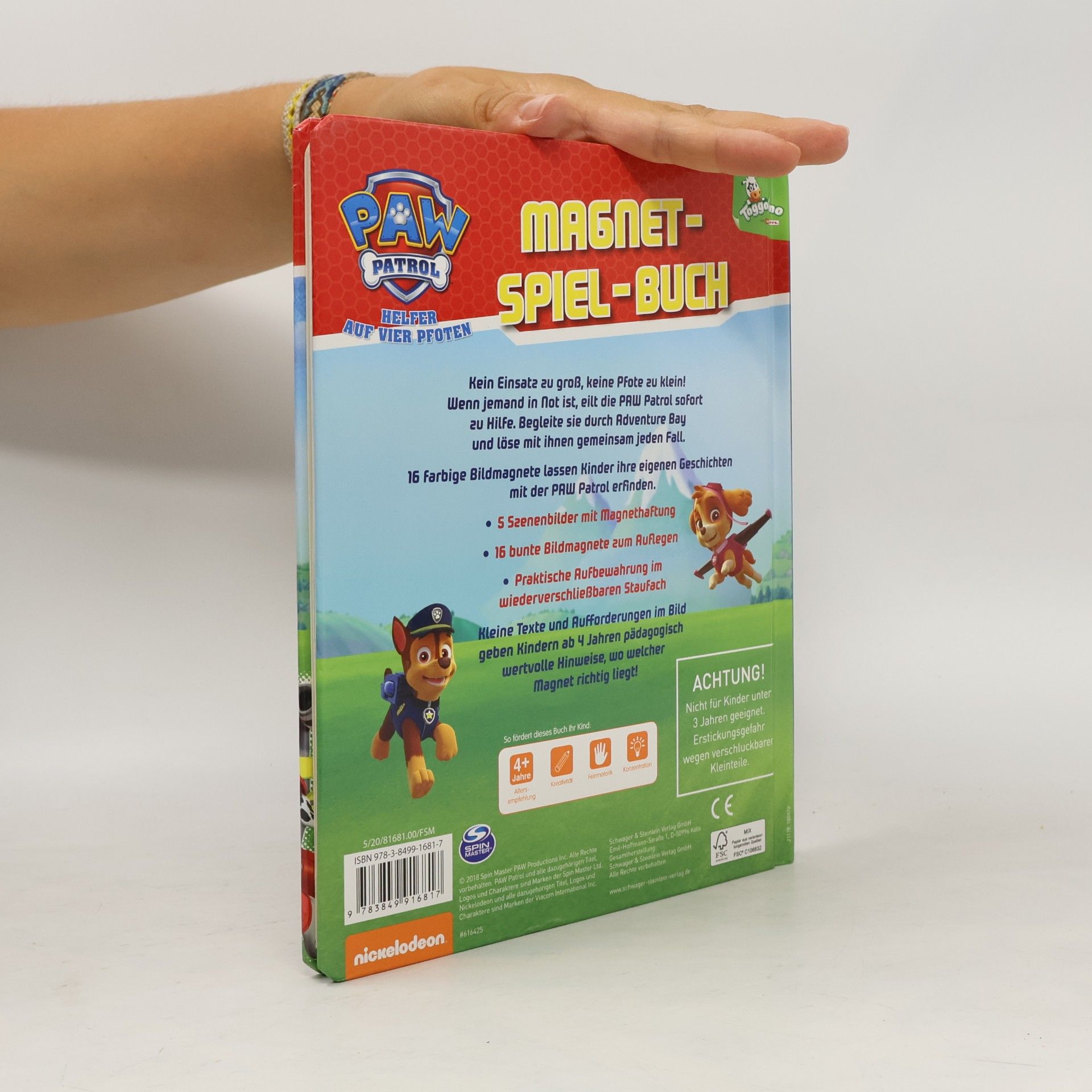 Autorenkollektiv Magnet-Spiel-Buch Paw Patrol