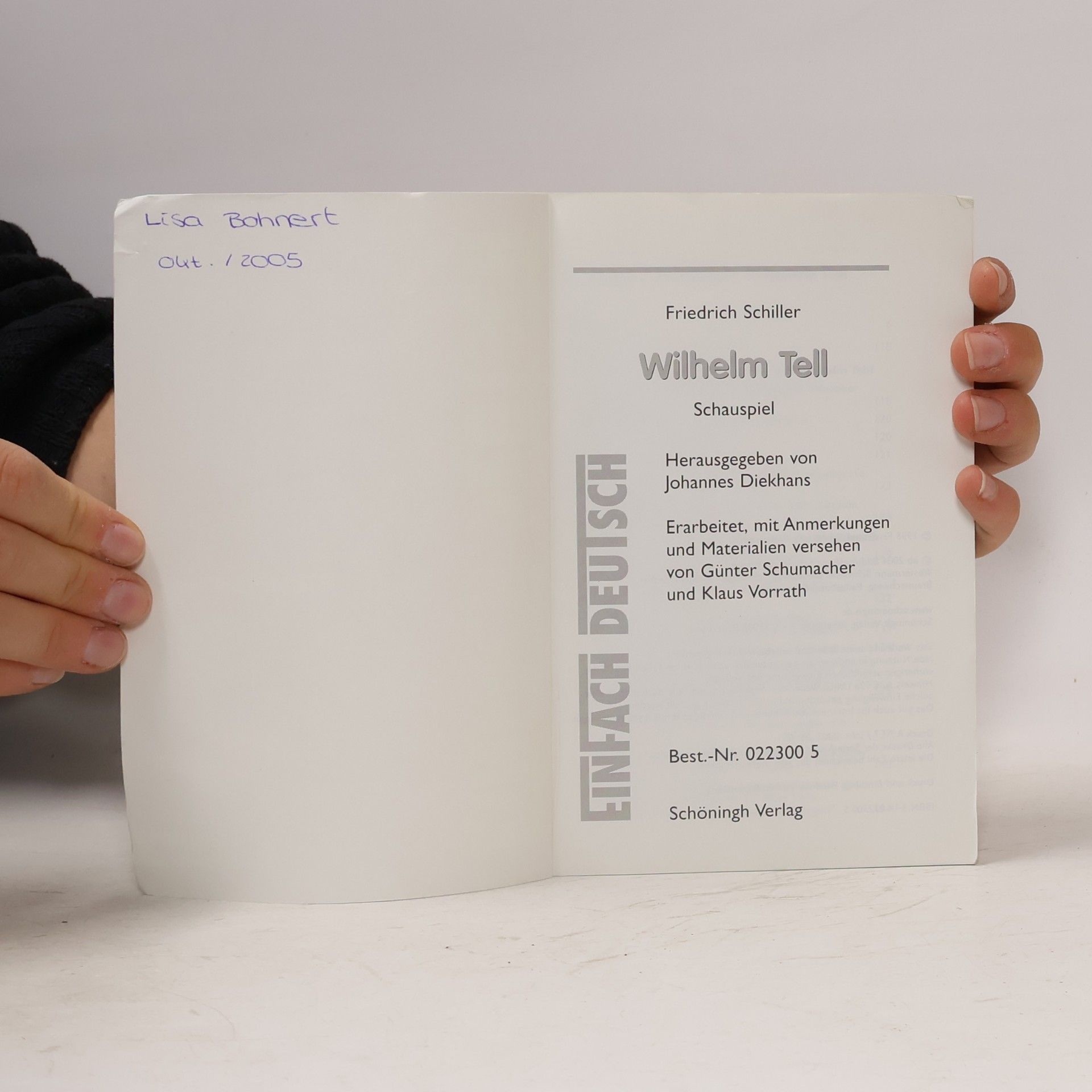 Friedrich Schiller Einfach Deutsch: Wilhelm Tell