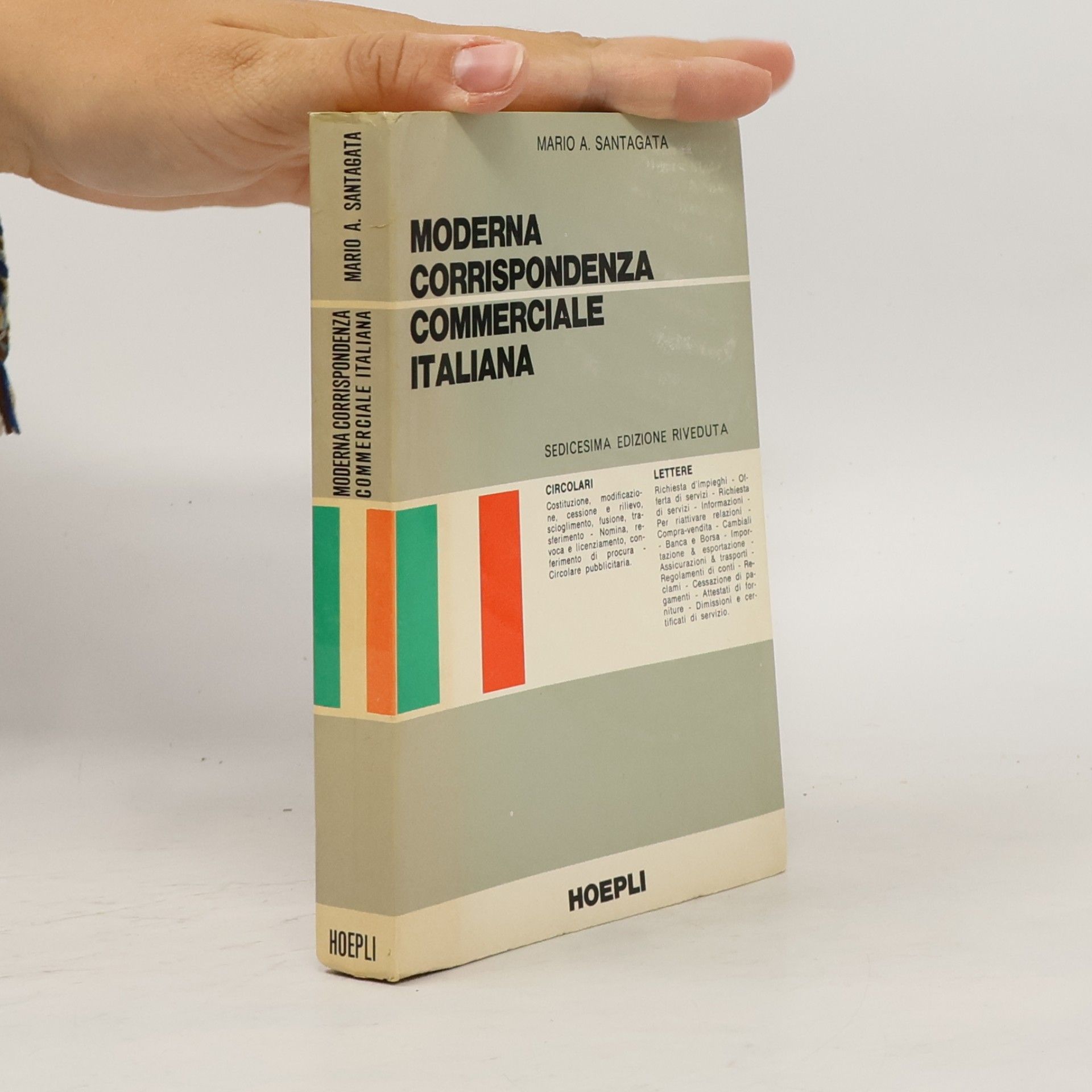 Mario A. Santagata Moderna corrispondenza commerciale italiana