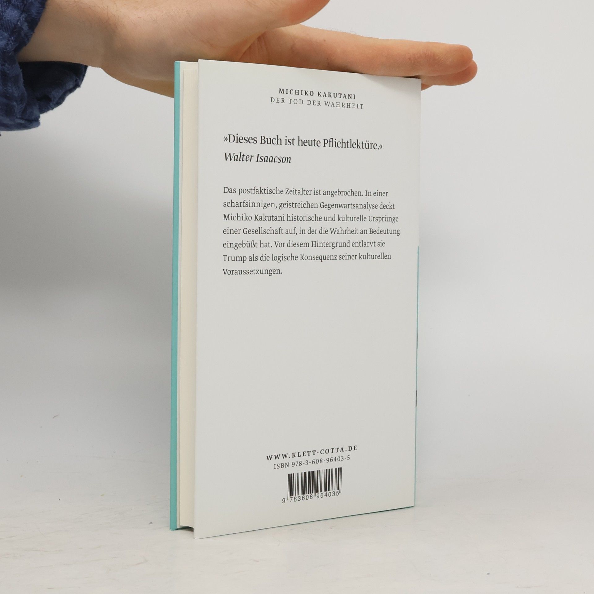 Michiko Kakutani Der Tod der Wahrheit