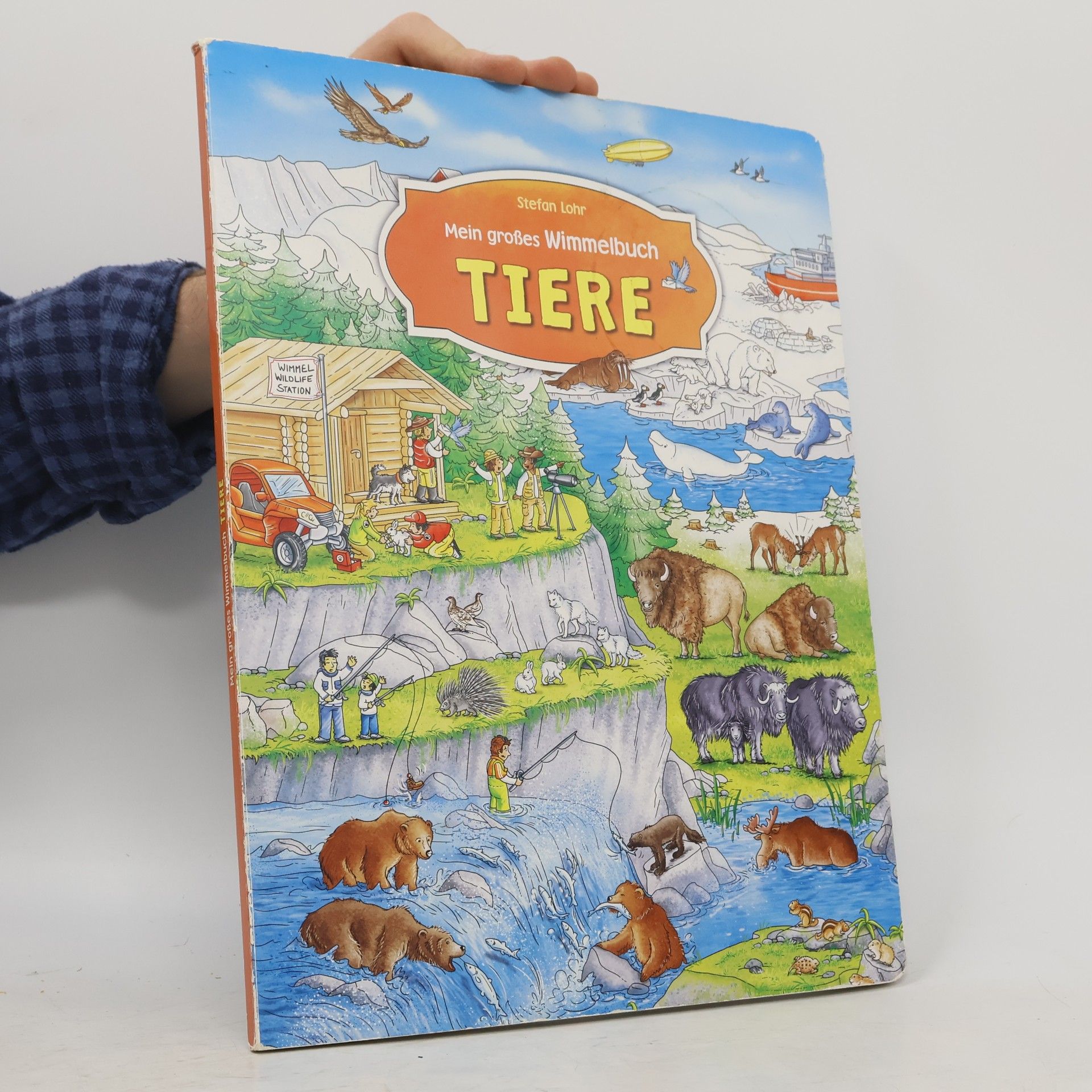 Stefan Lohr Mein großes Wimmelbuch Tiere