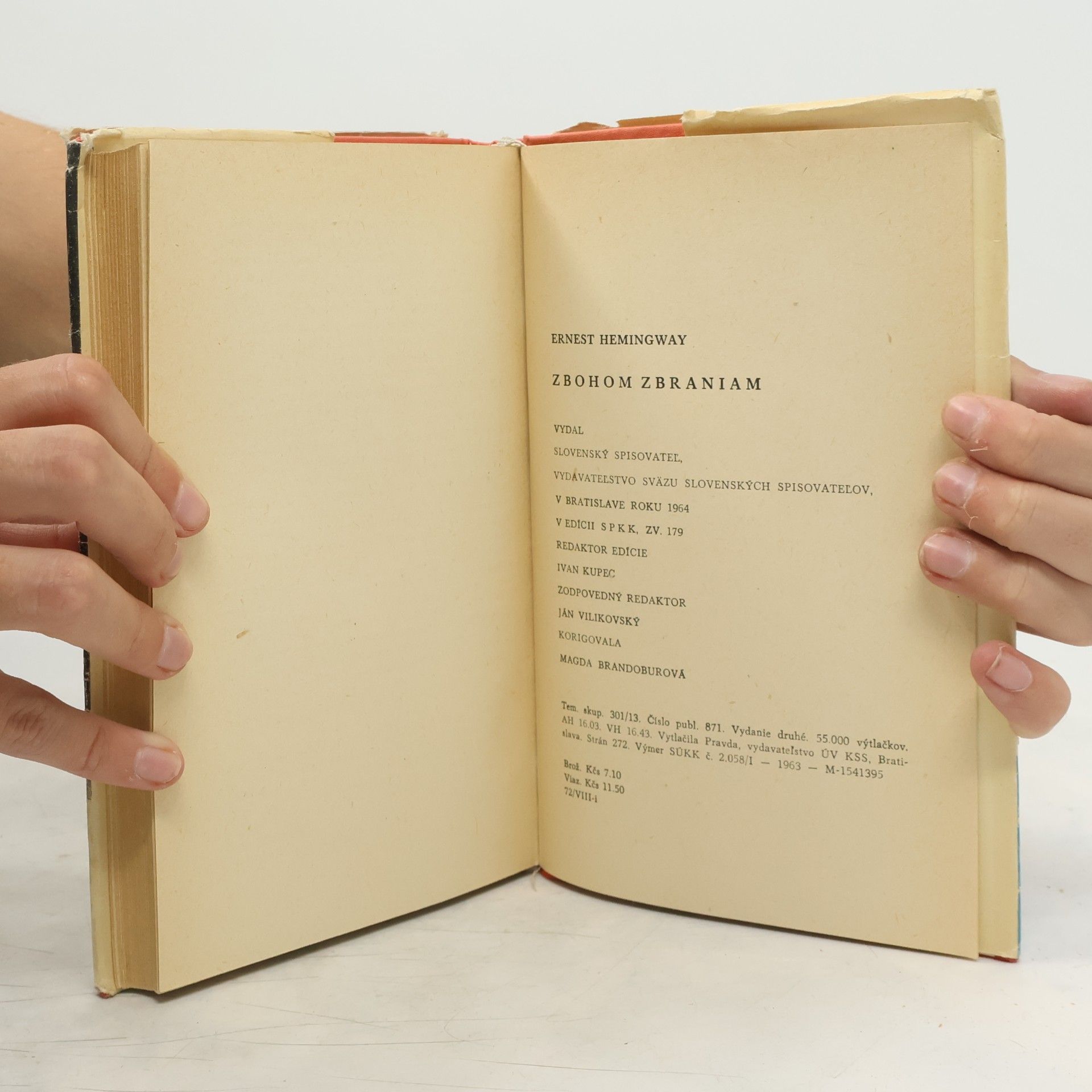 Ernest Hemingway Zbohom zbraniam