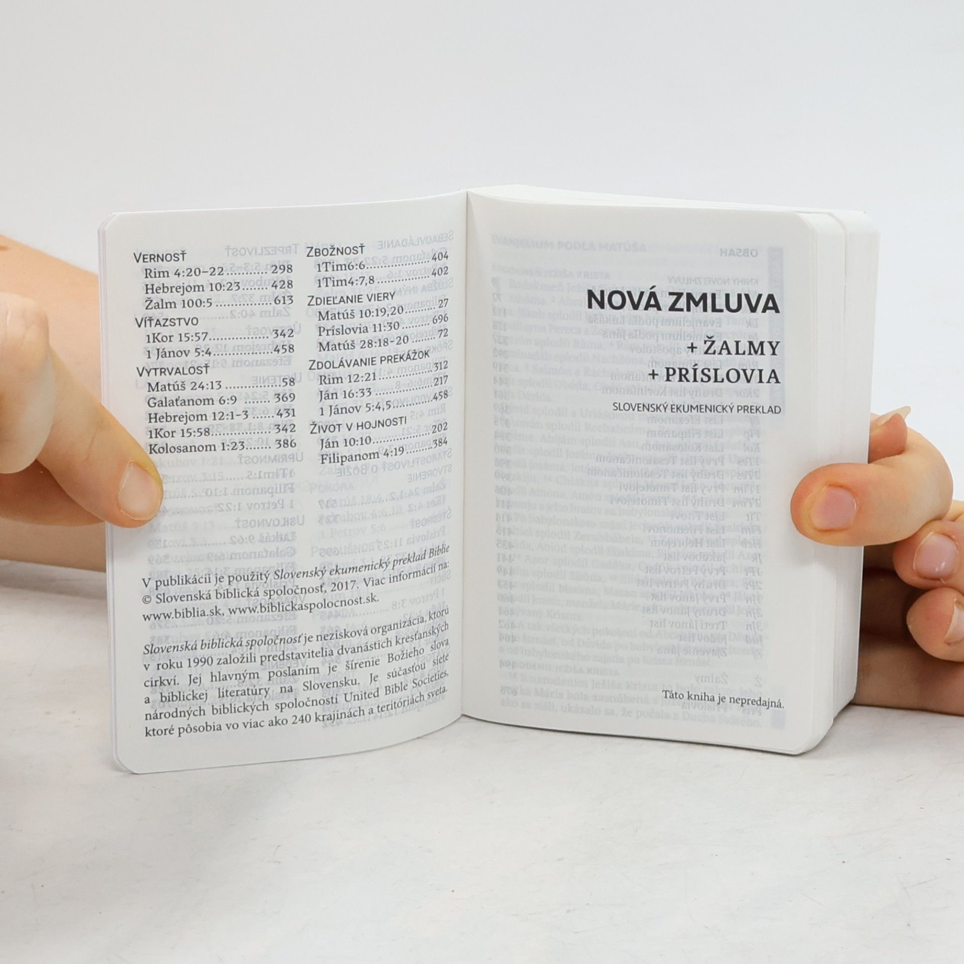 Kolektív autorov Nová zmluva. Žalmy. Príslovia
