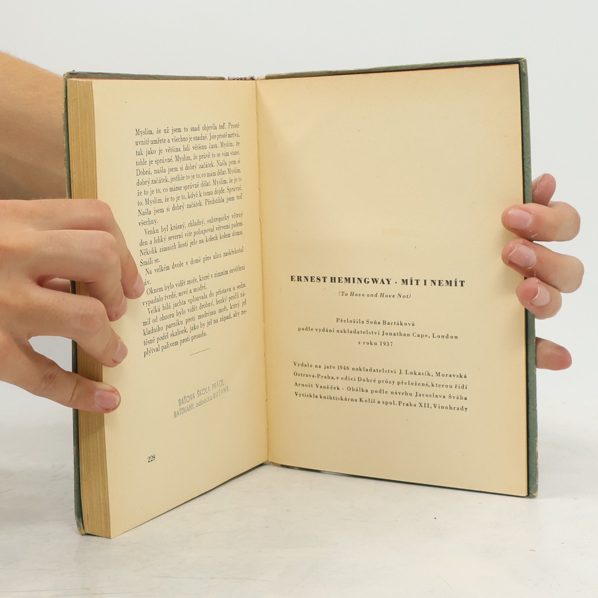 Ernest Hemingway Mít i nemít