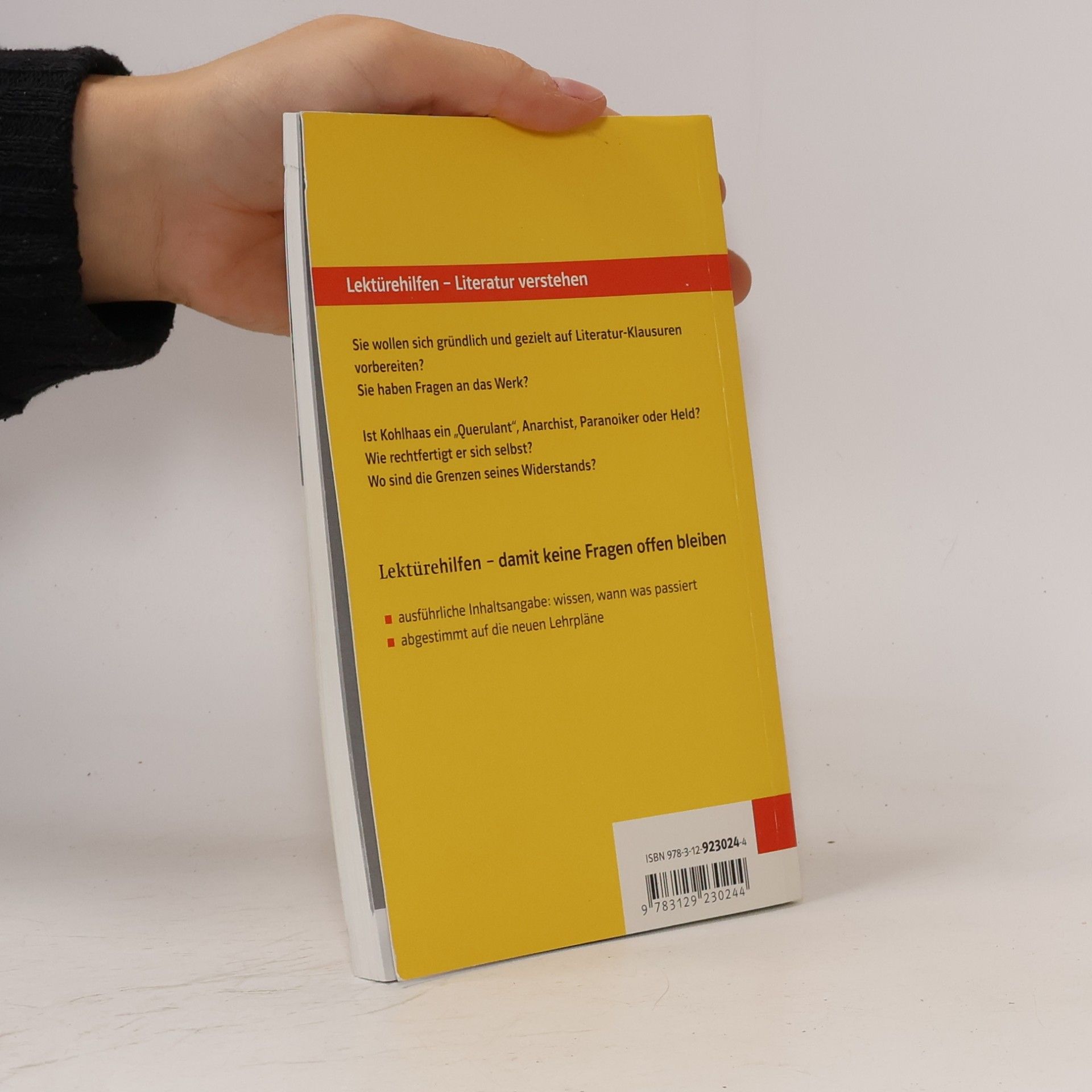 Thomas Gräff Lektürehilfen Heinrich von Kleist, "Michael Kohlhaas"